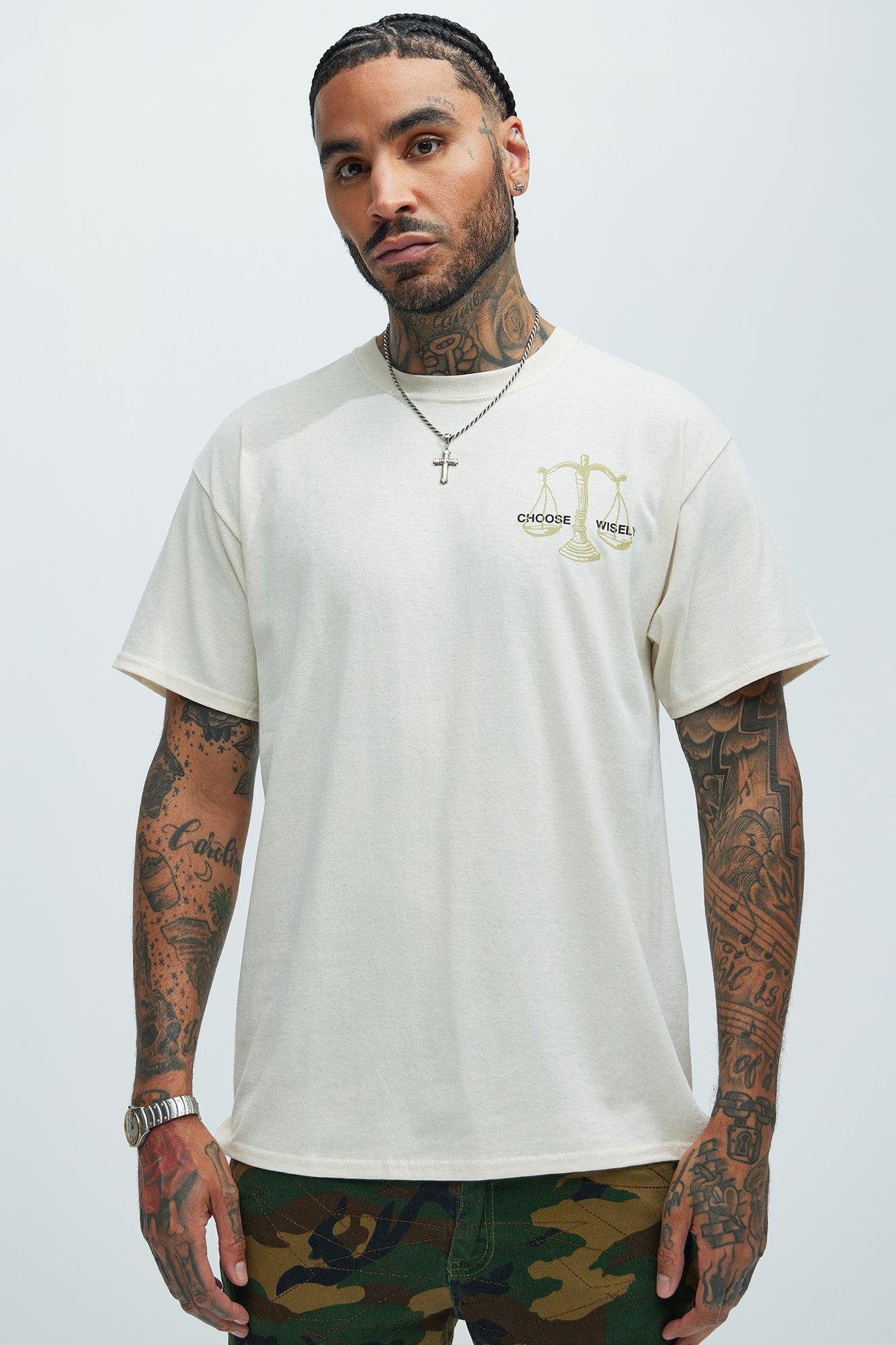 Choices Matter Short Sleeve Tee - Off White Product Image