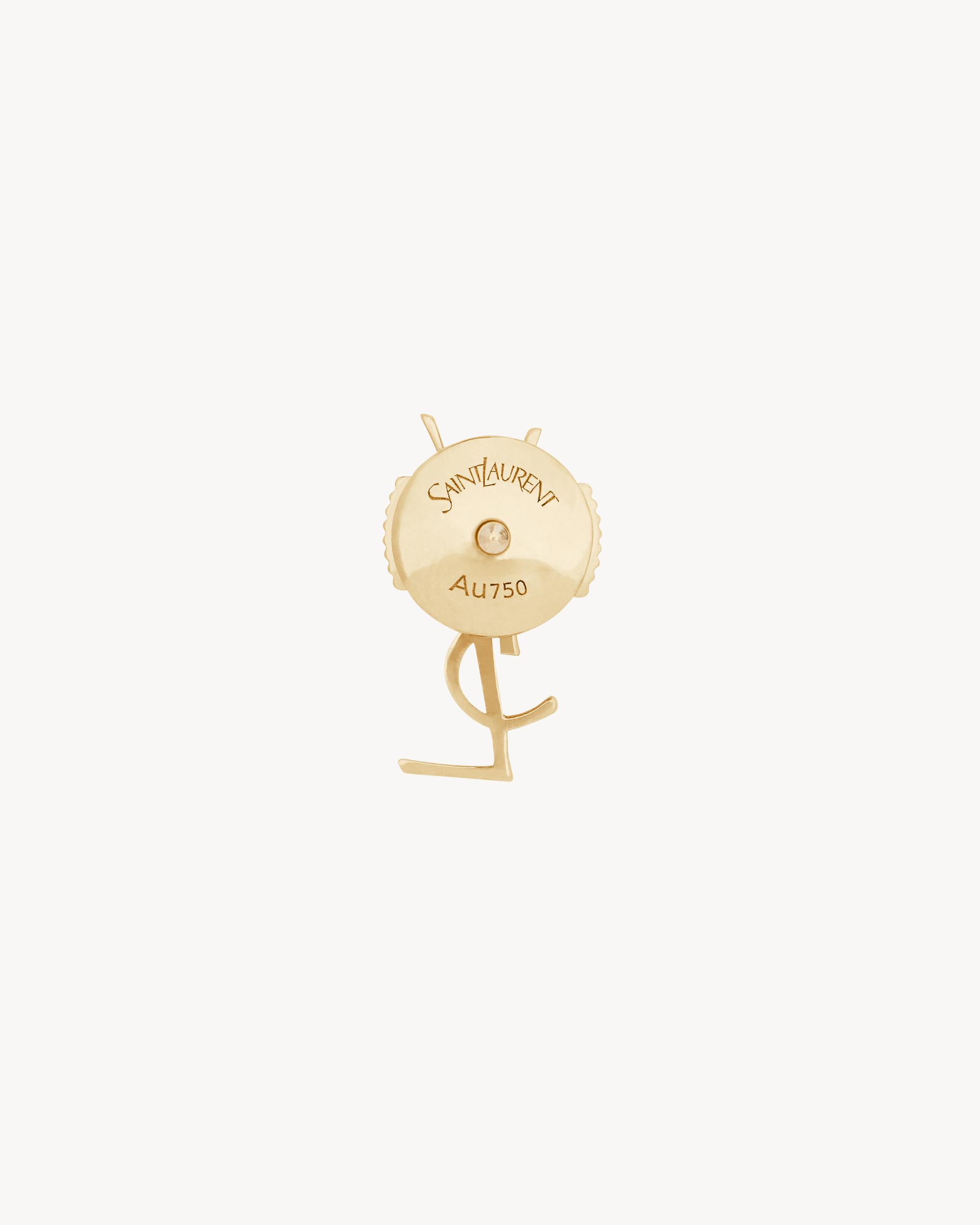 CASSANDRE stud earring in 18K yellow gold Product Image
