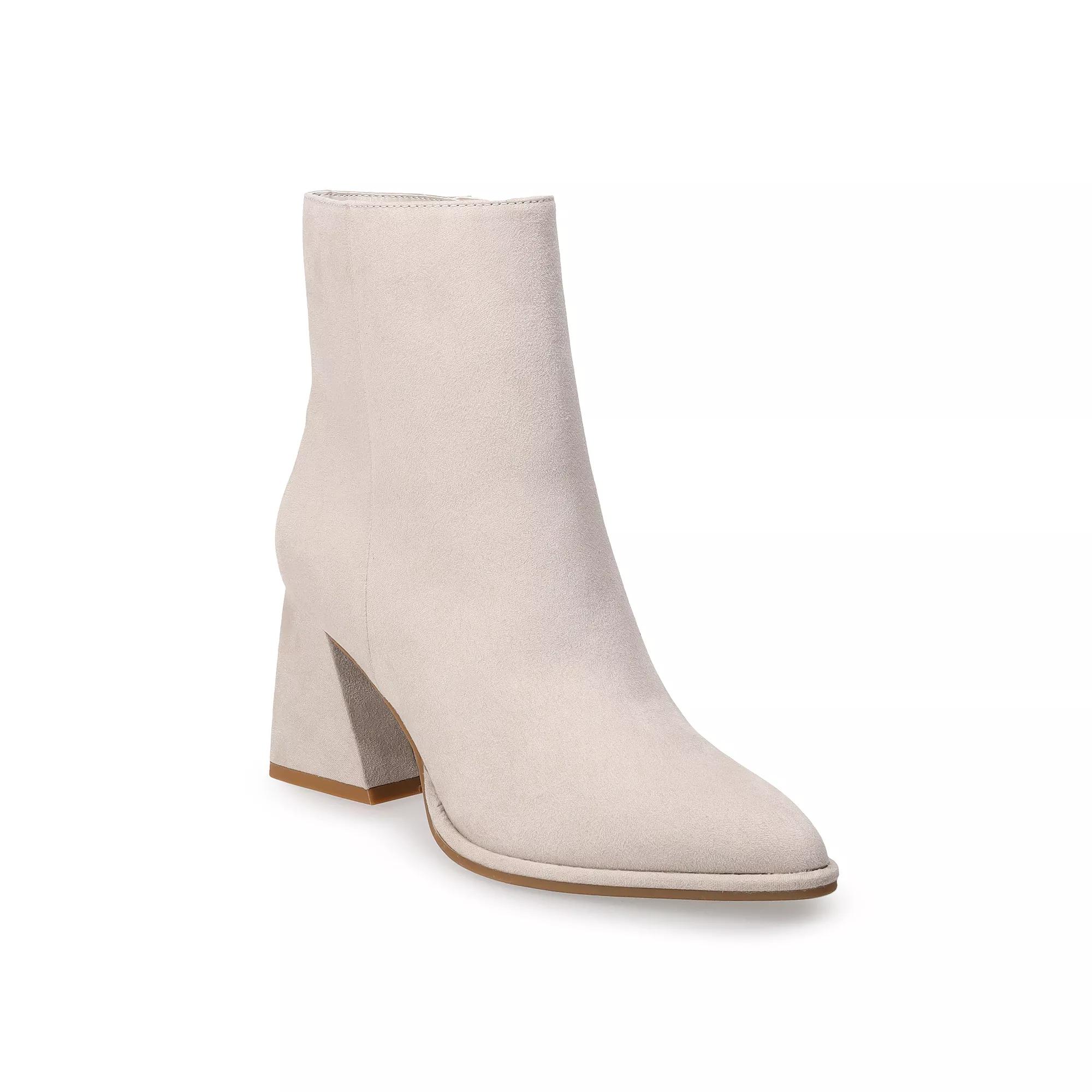 Sonoma Goods For Life® Women's Heeled Boots, Size: 5.5, Grey Product Image