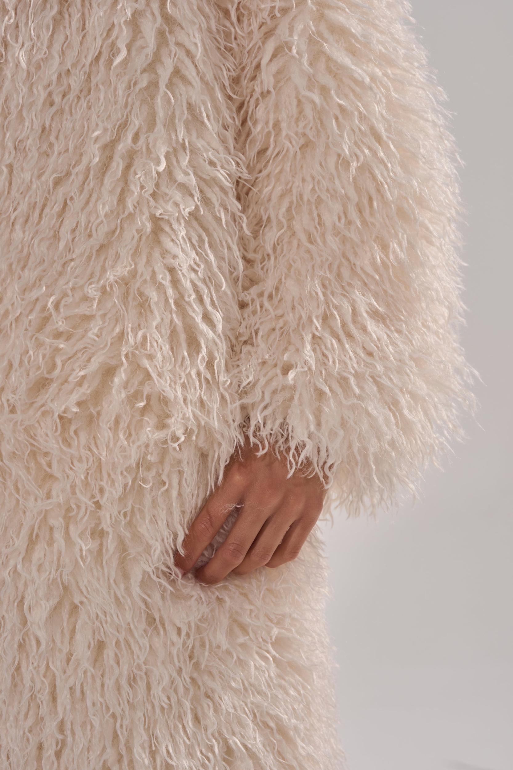 SCARLETT FAUX FUR COAT Product Image