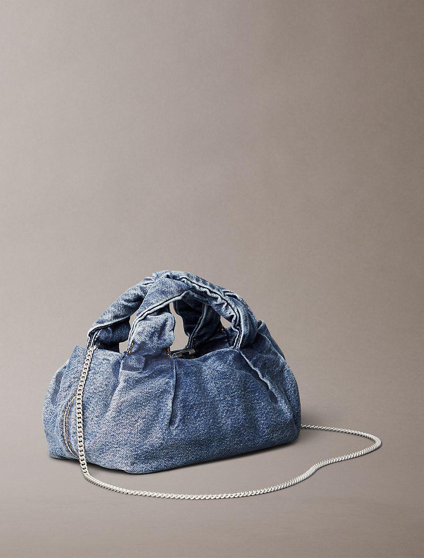 Twisted Denim Crossbody Bag Product Image