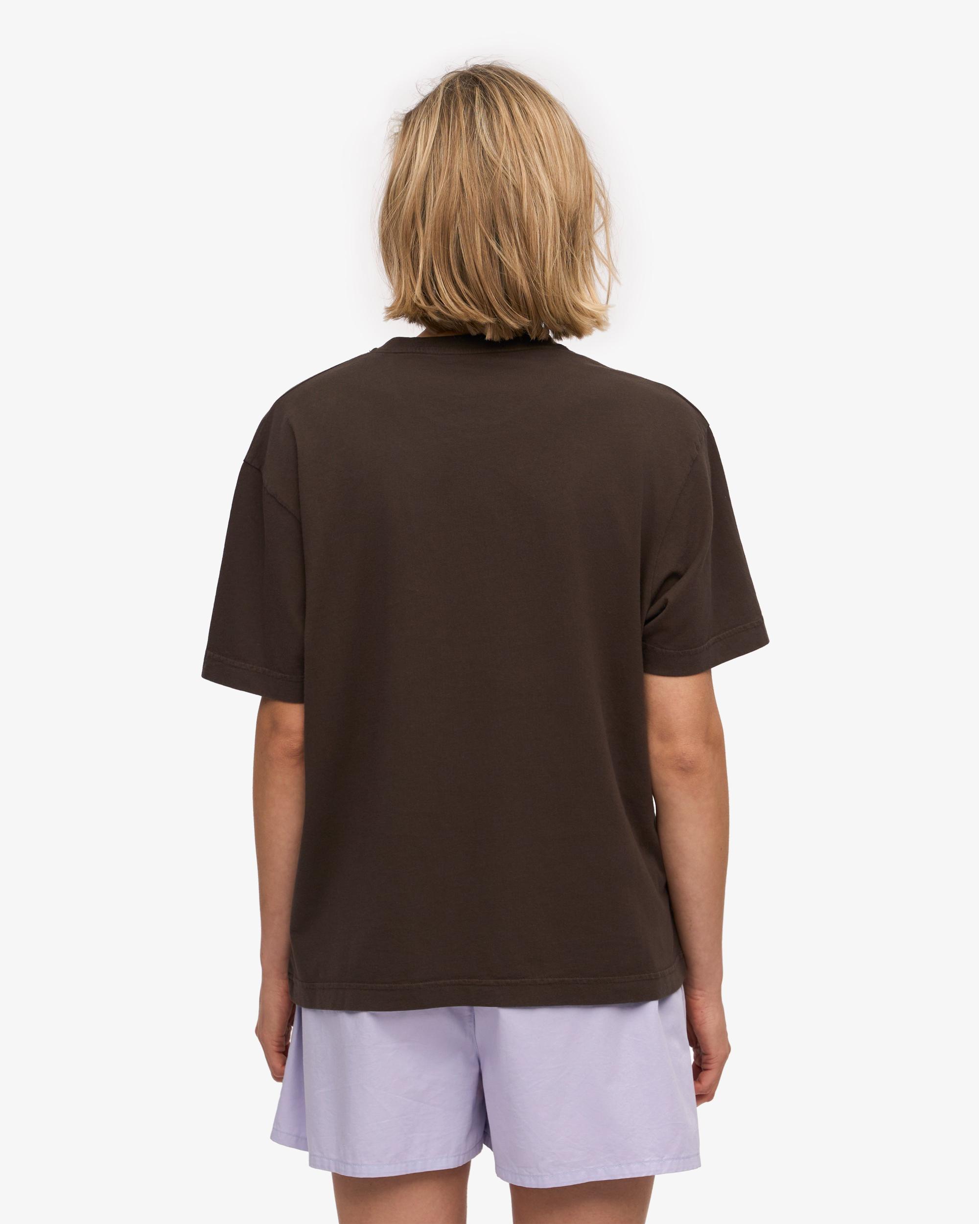 Oversized Organic T-Shirt - Coffee Brown Product Image