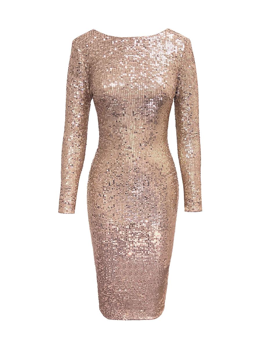 Womens Emery Sequined Midi-Dress Product Image