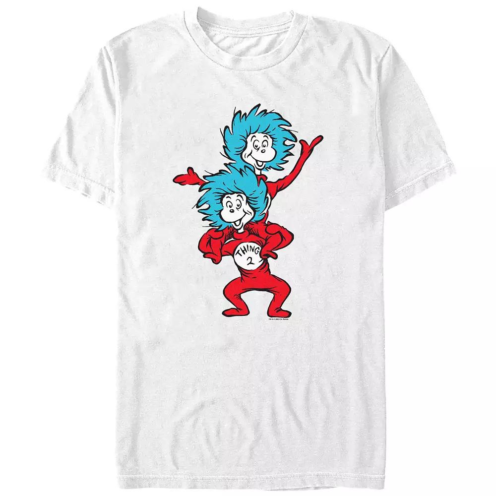 Big & Tall Dr. Seuss Thing 1 And Thing 2 Graphic Tee, Men's,  Product Image