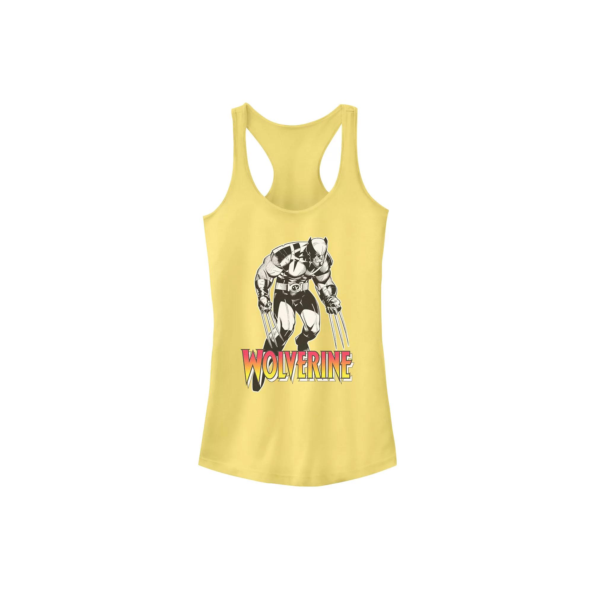 Juniors' Marvel X-Men Retro Wolverine Portrait Logo Tank Top, Girl's,  Product Image