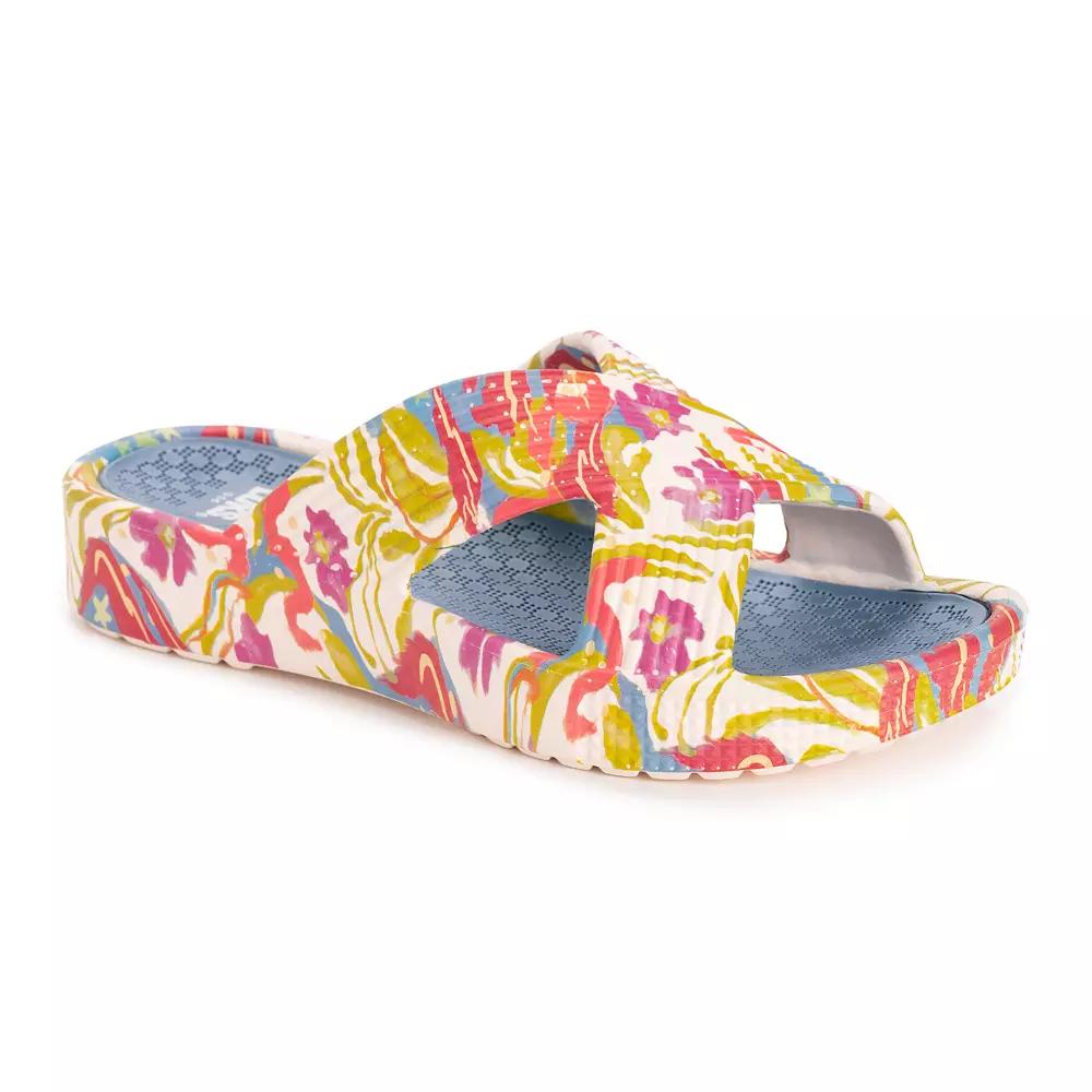 MUK LUKS Spa Day Womens Sandals Product Image