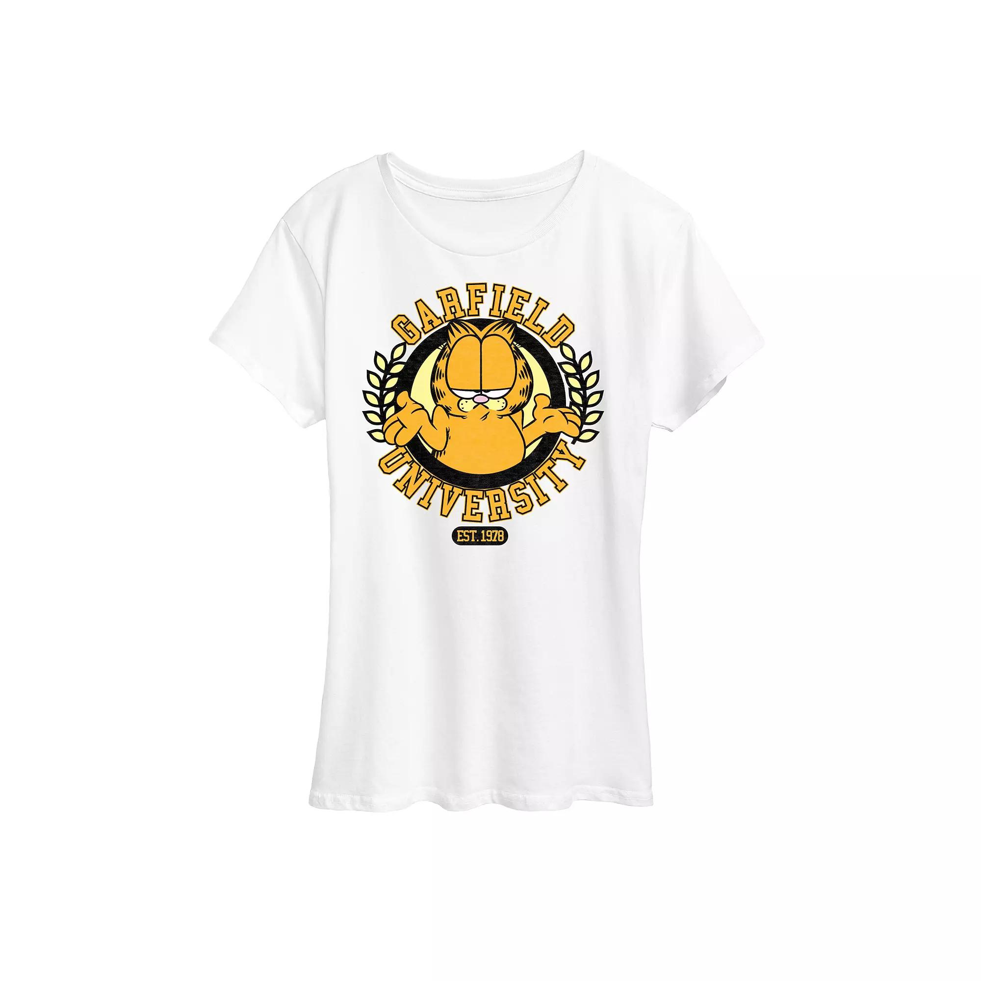 Women's Garfield University Graphic Tee,  Product Image
