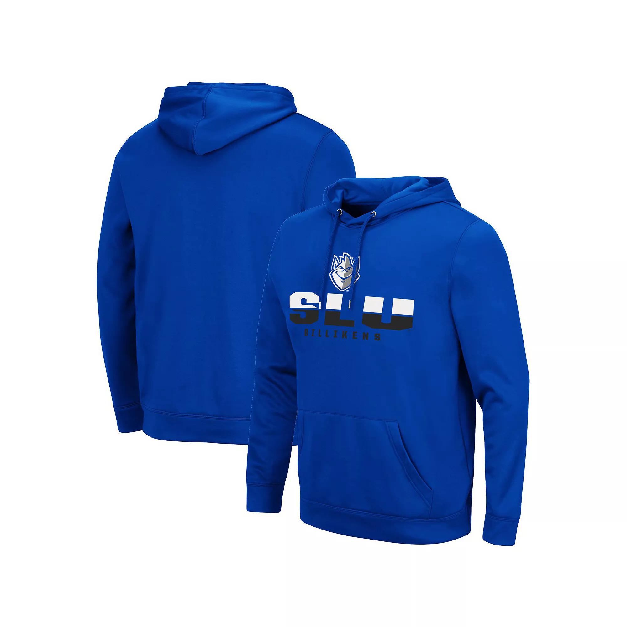 Men's Colosseum Blue Saint Louis Billikens Lantern Pullover Hoodie,  Product Image