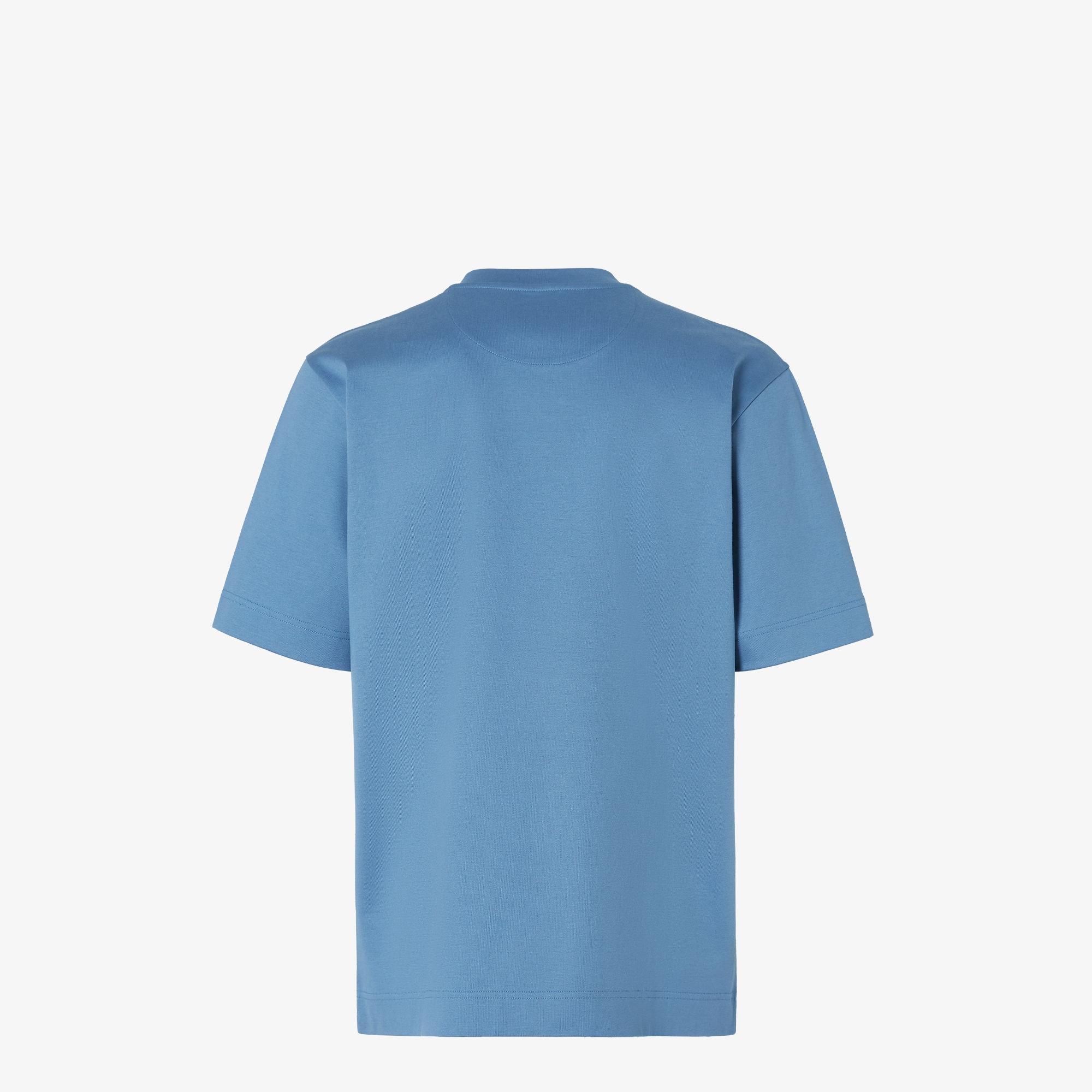 T-ShirtLight blue cotton T-shirt Product Image