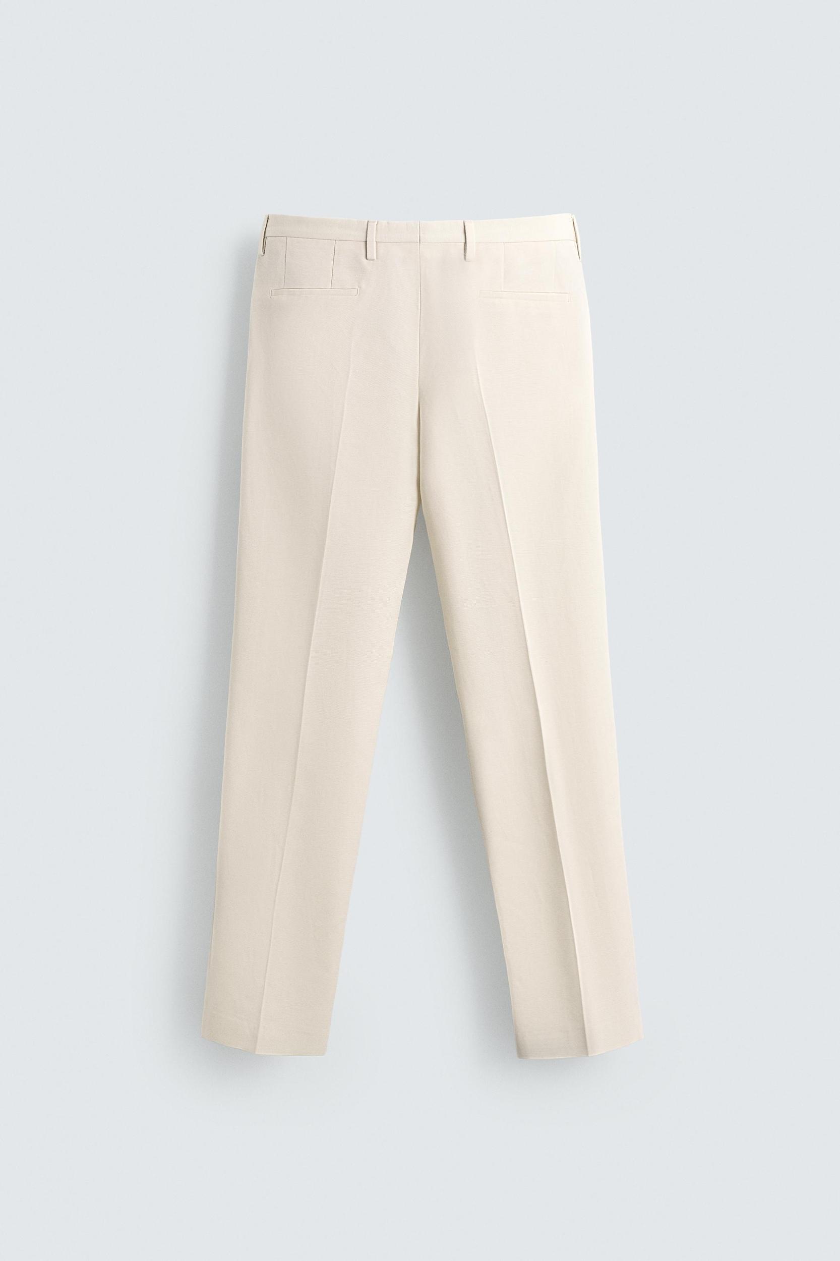 REGULAR FIT PLEATED PANTS Product Image