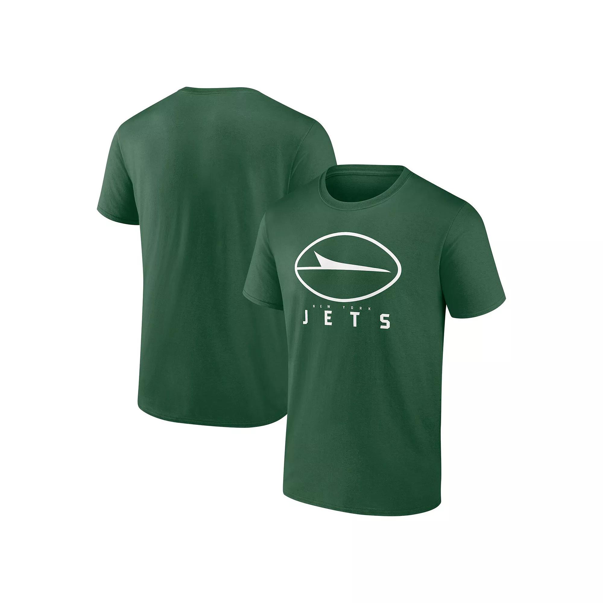Men's Fanatics Green New York Jets Coordinate T-Shirt,  Product Image