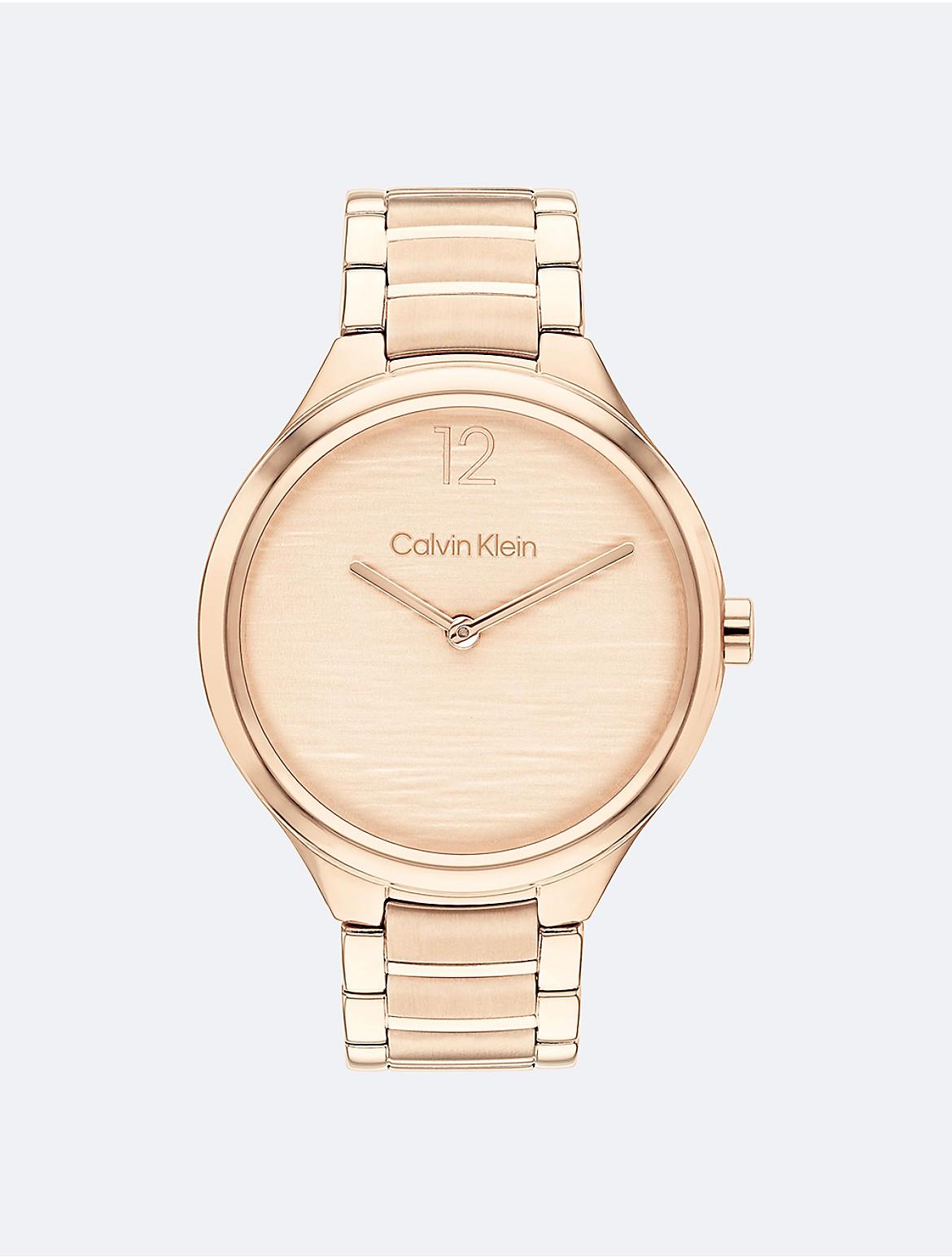 Calvin Klein Womens Minimal Link Bracelet Watch - Metallic Product Image