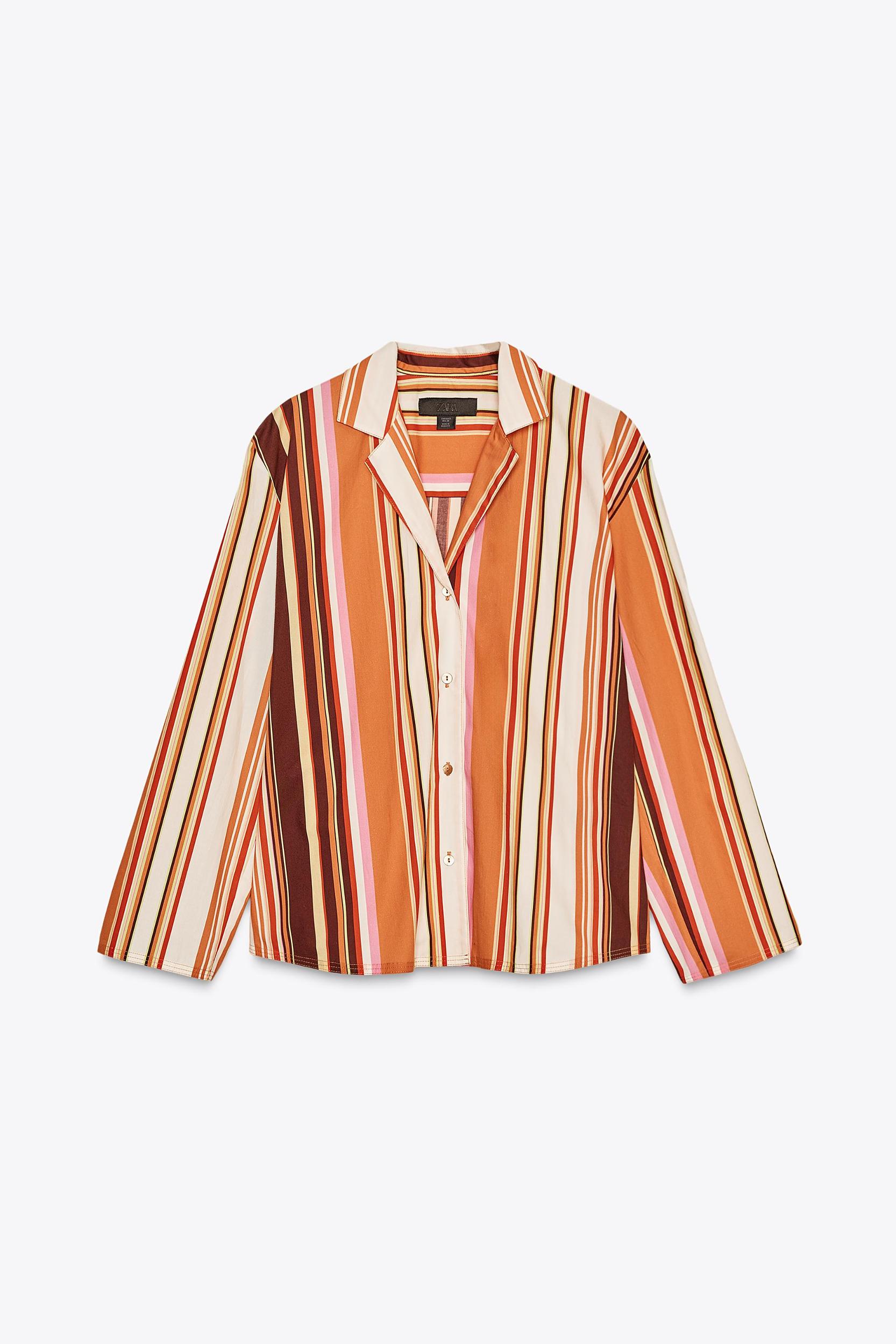 ZW COLLECTION STRIPED PAJAMA SHIRT Product Image