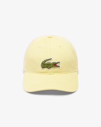 Crocodile Badge Cotton Twill Cap Product Image