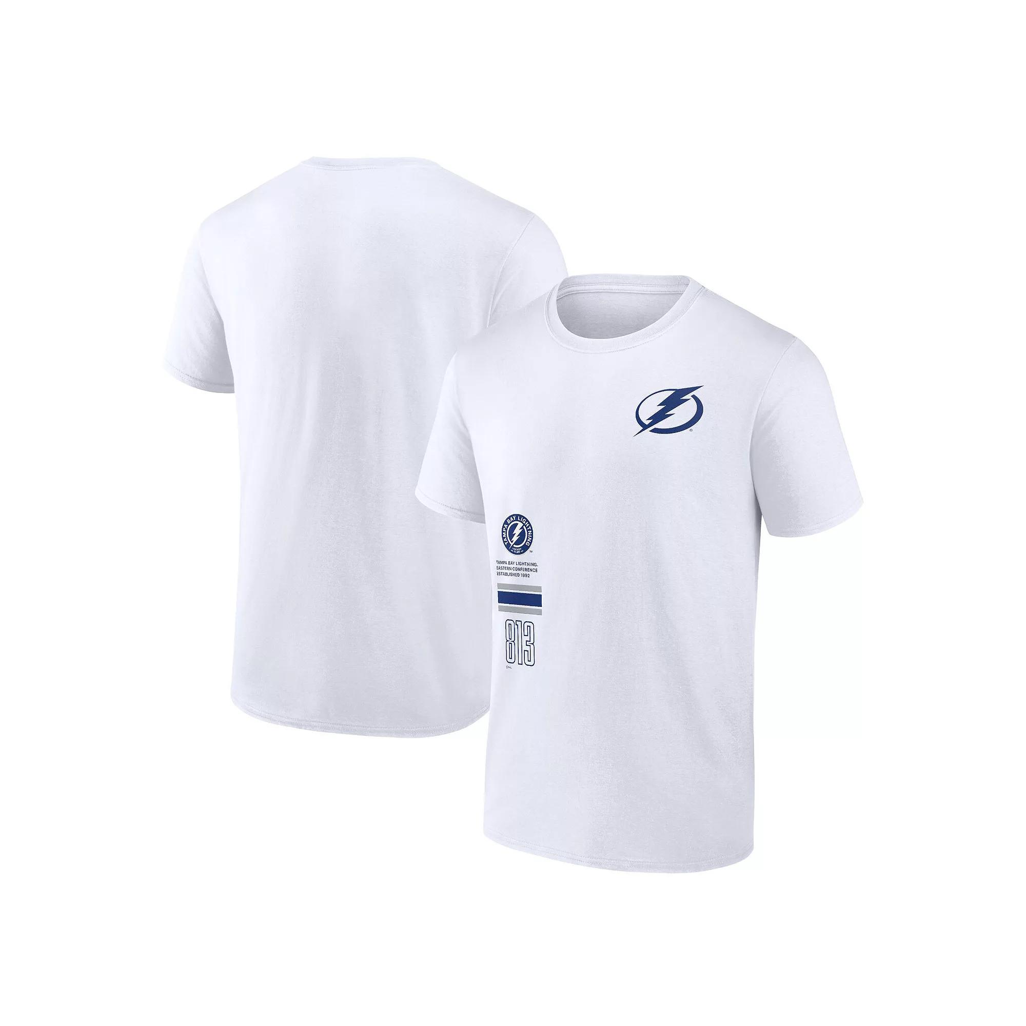 Men's Fanatics Branded White Tampa Bay Lightning Represent T-Shirt,  Product Image