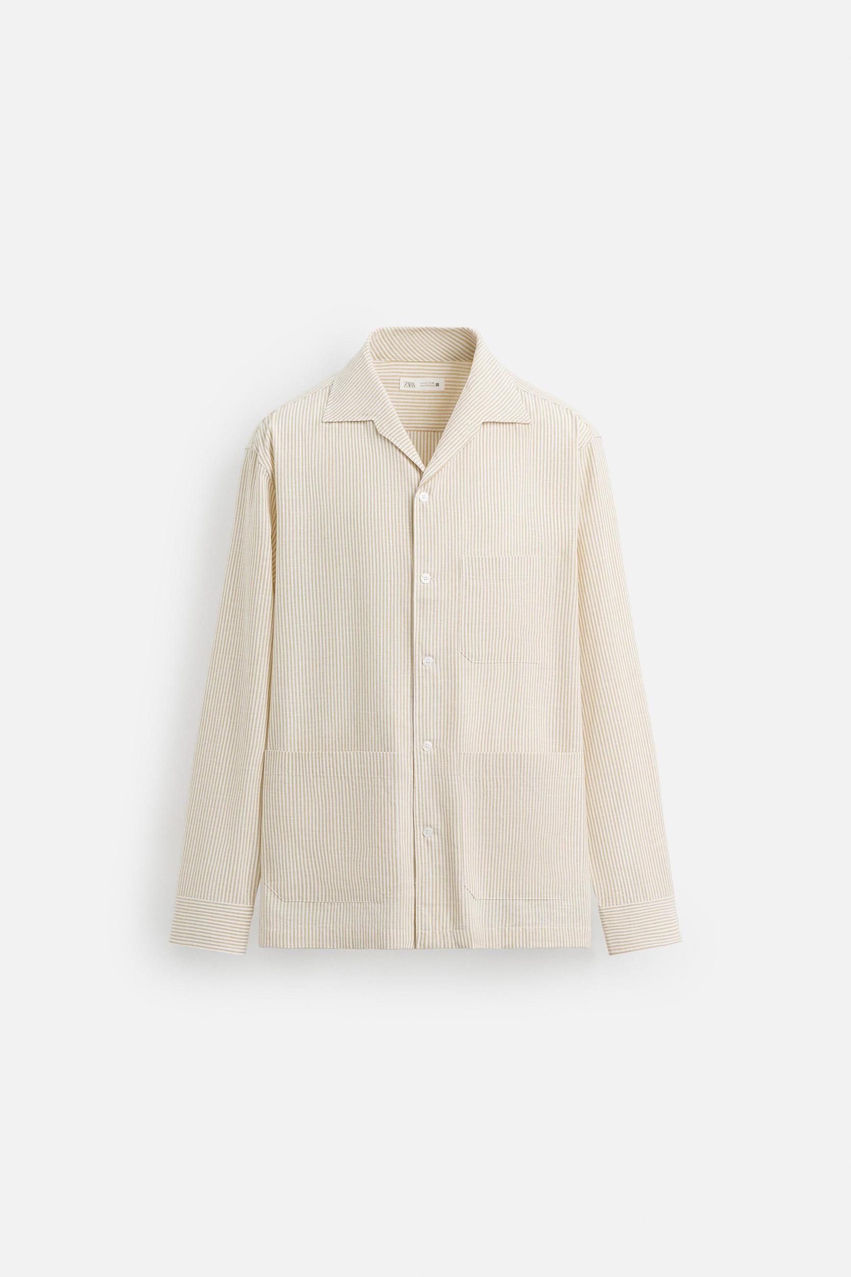 STRIPED OVERSHIRT Product Image