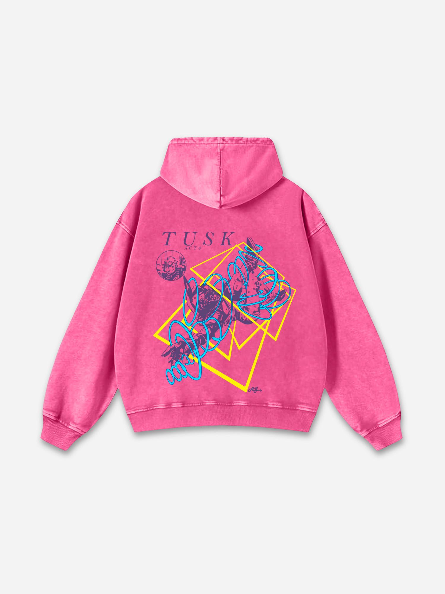 Sopula Fallen Angel Revelation 12 9 Graphic Vintage Washed Hoodie Product Image