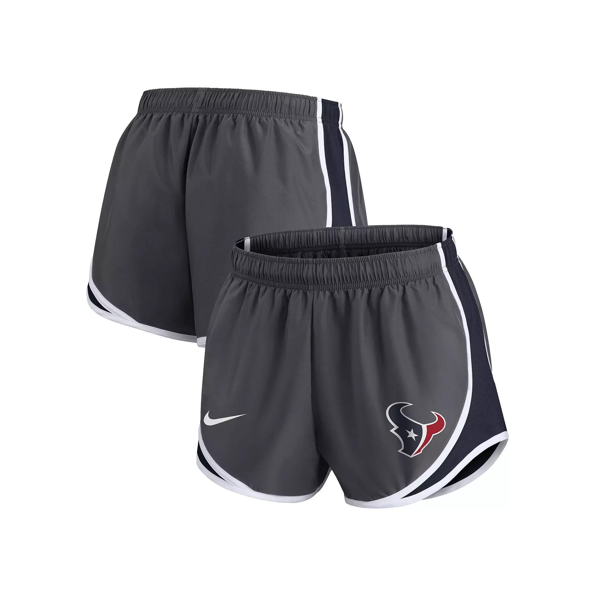 Women's Nike Charcoal Los Angeles Chargers Logo Performance Tempo Shorts,  Product Image