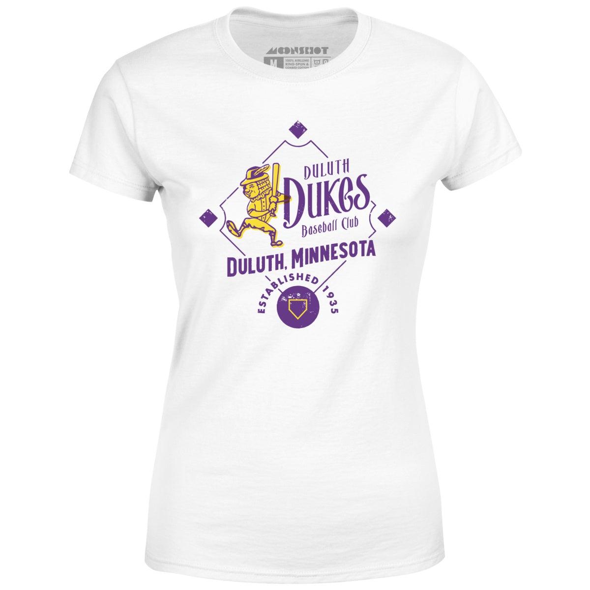 Duluth Dukes - Minnesota - Vintage Defunct Baseball Teams - Women's T-Shirt Female Product Image