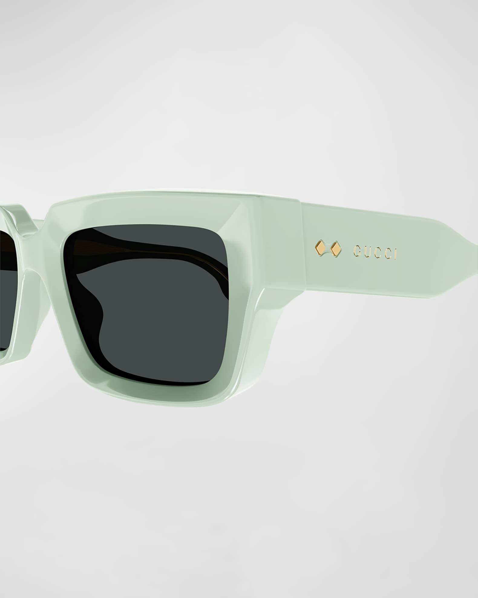 Beveled Acetate Rectangle Sunglasses  Product Image