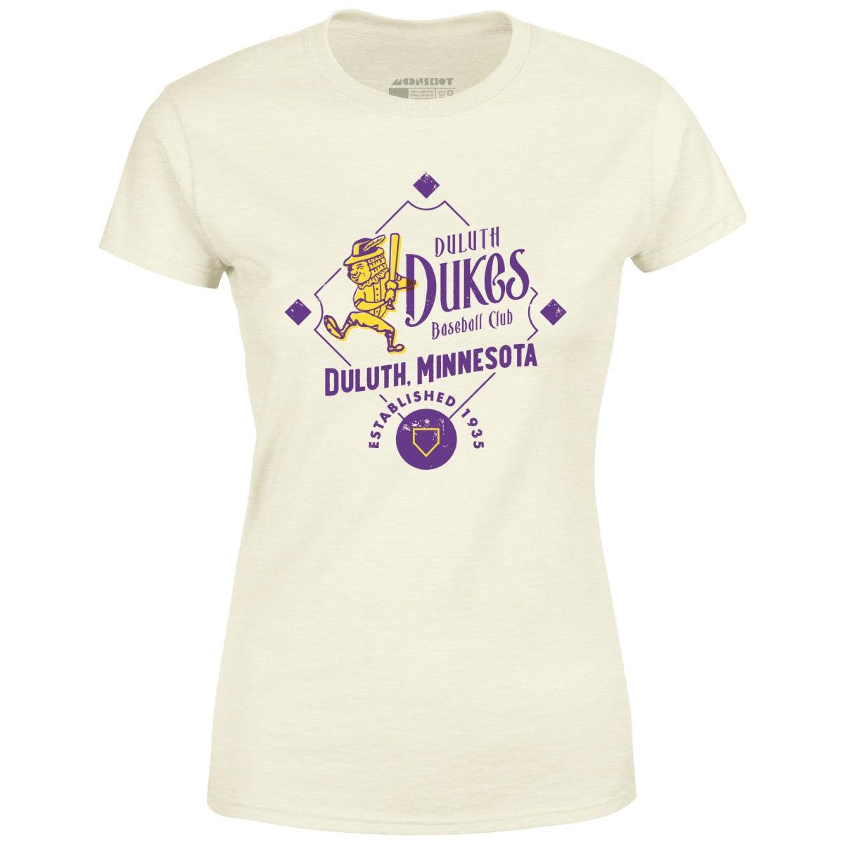 Duluth Dukes - Minnesota - Vintage Defunct Baseball Teams - Women's T-Shirt Female Product Image