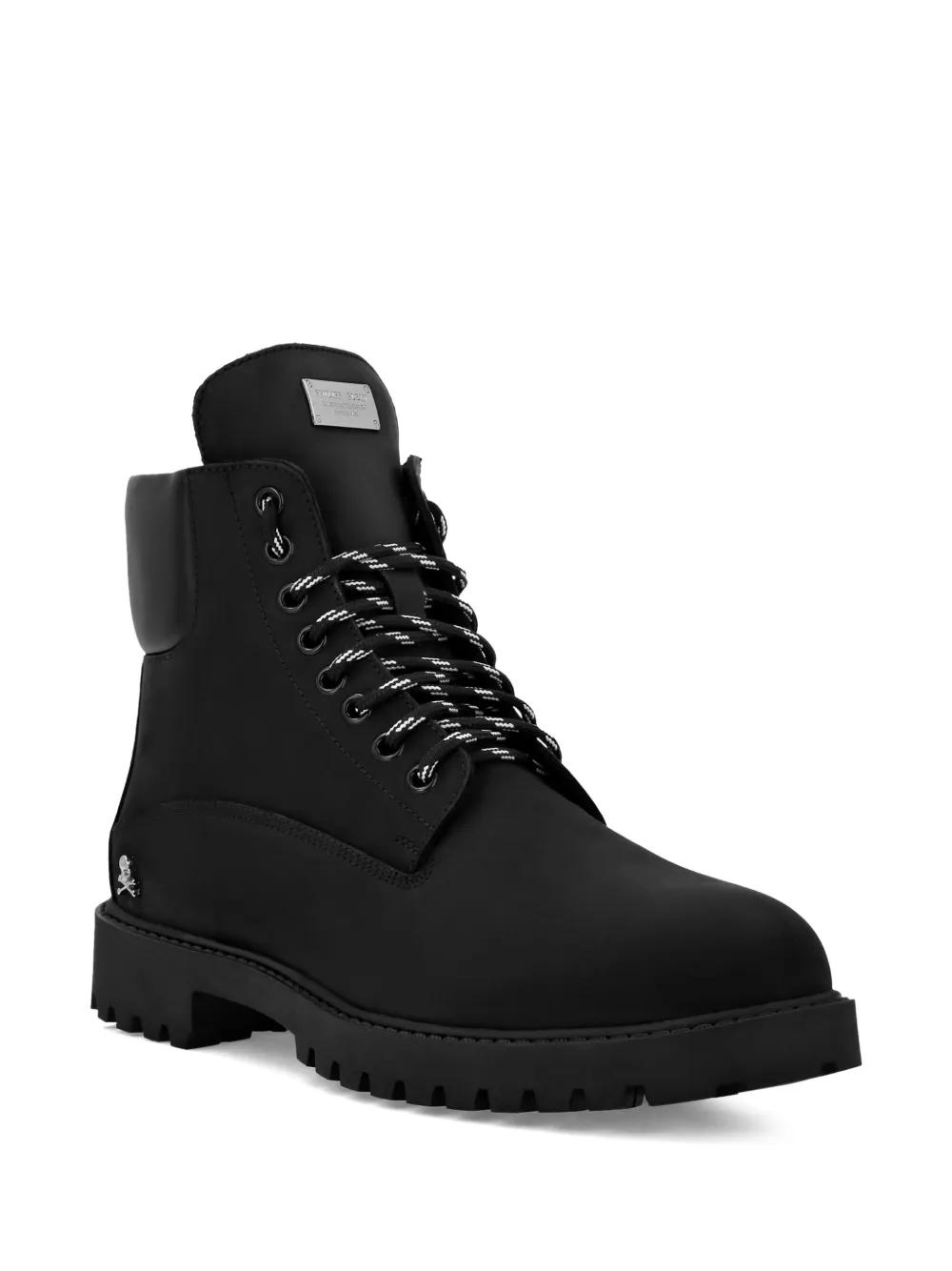 logo-plaque boots  Product Image