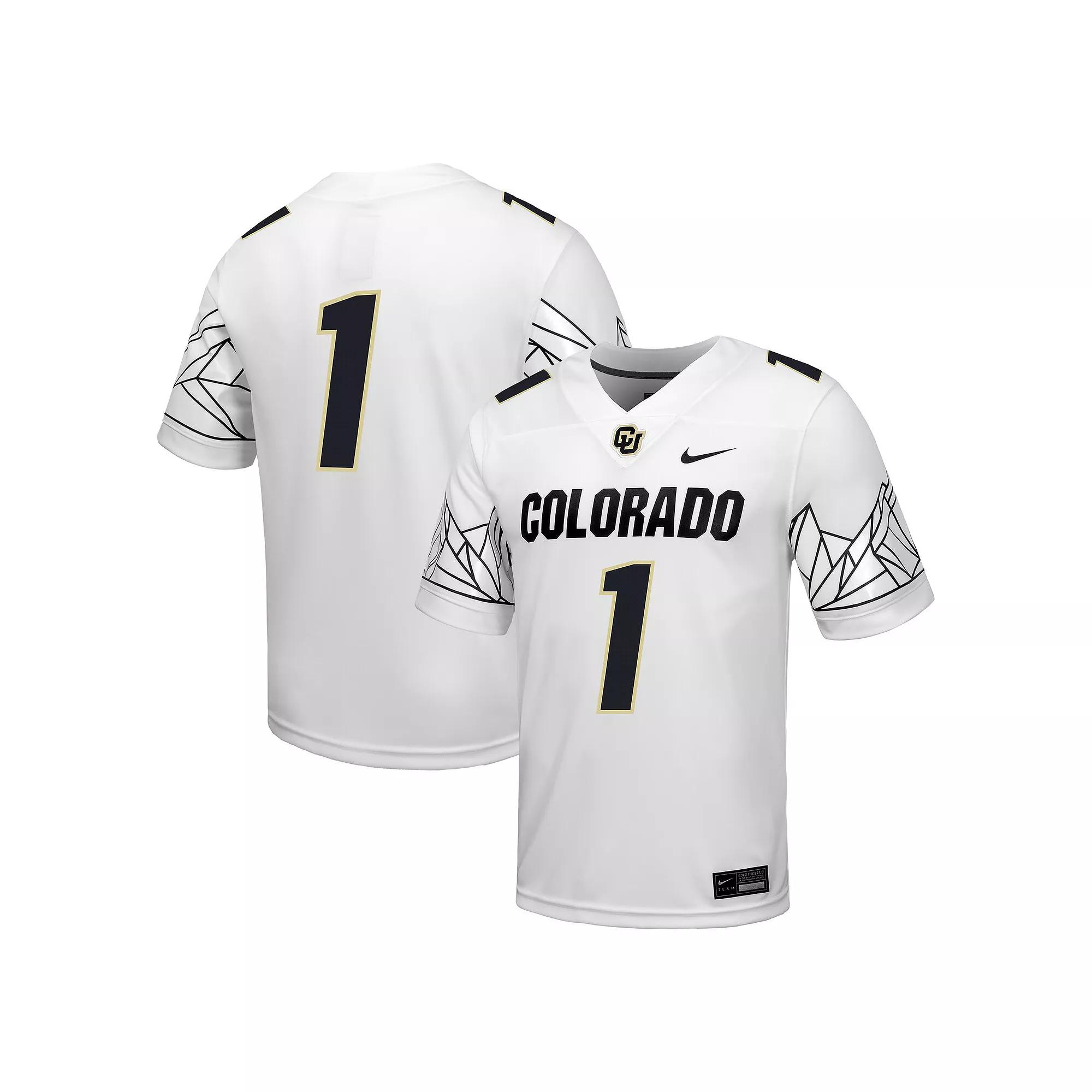 Colorado Nike Mens College Football Replica Jersey | P31811COLO-WHT Product Image