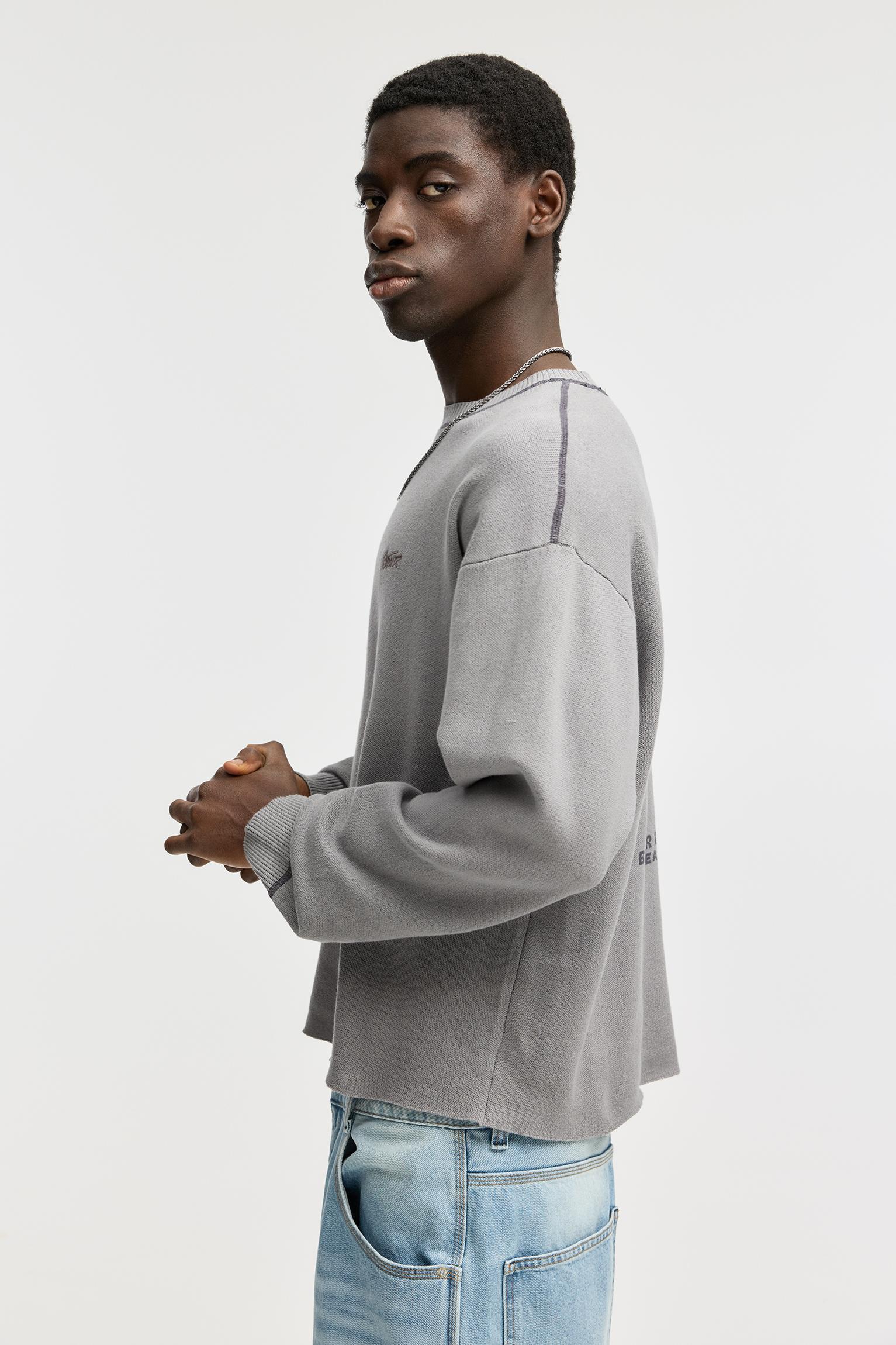 STWD sweater with seam details Product Image