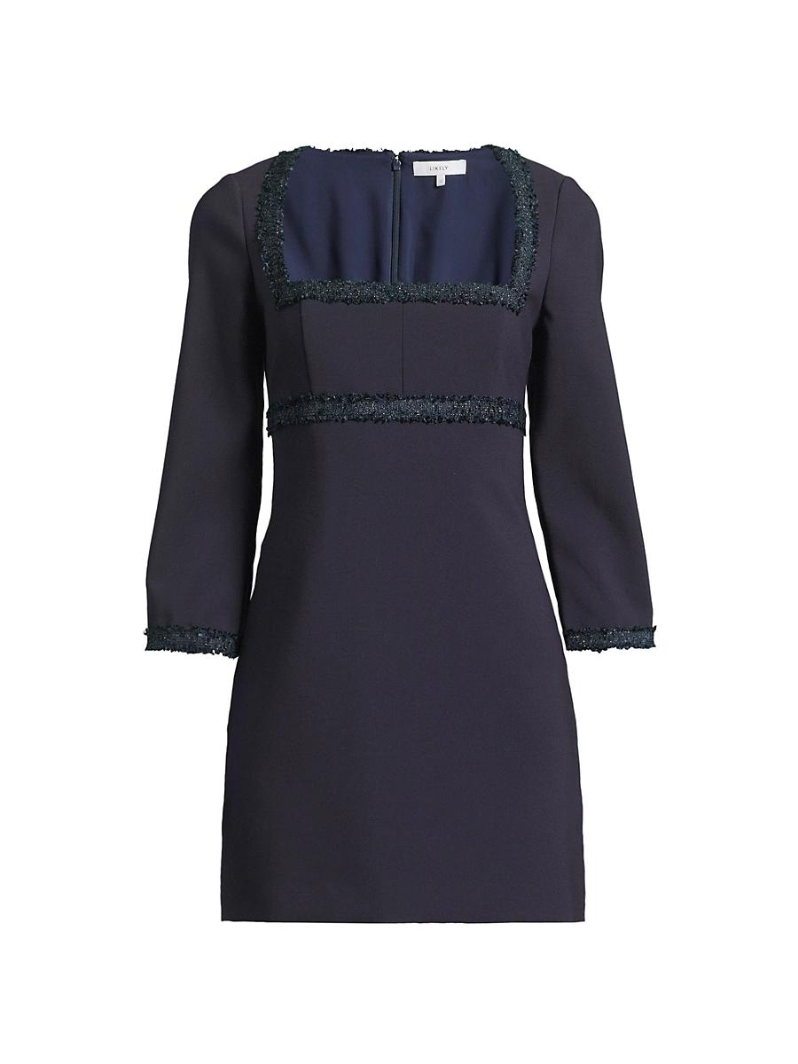 Womens Marlou Embellished Trim Minidress Product Image