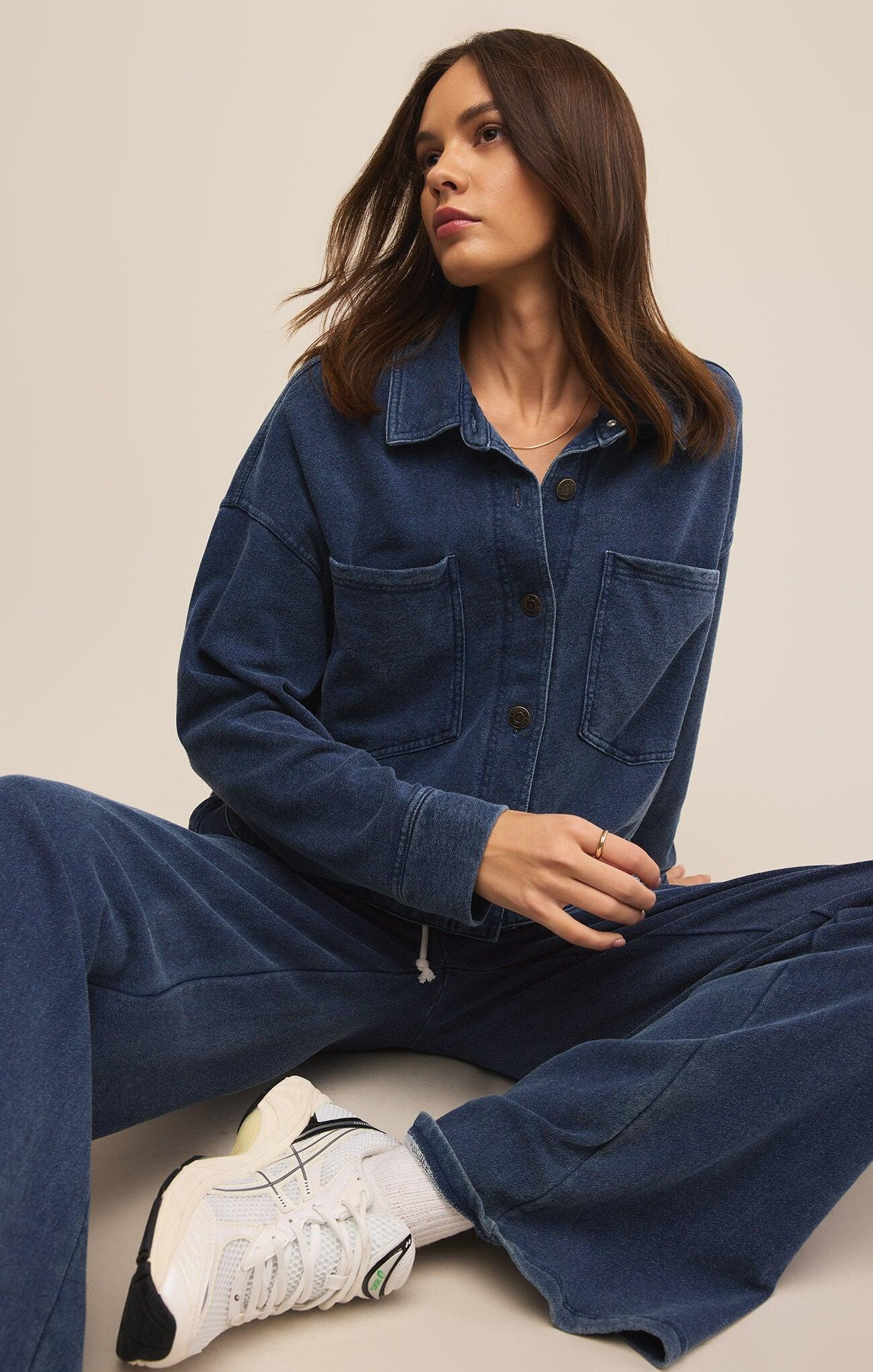 All Day Cropped Knit Jacket Product Image