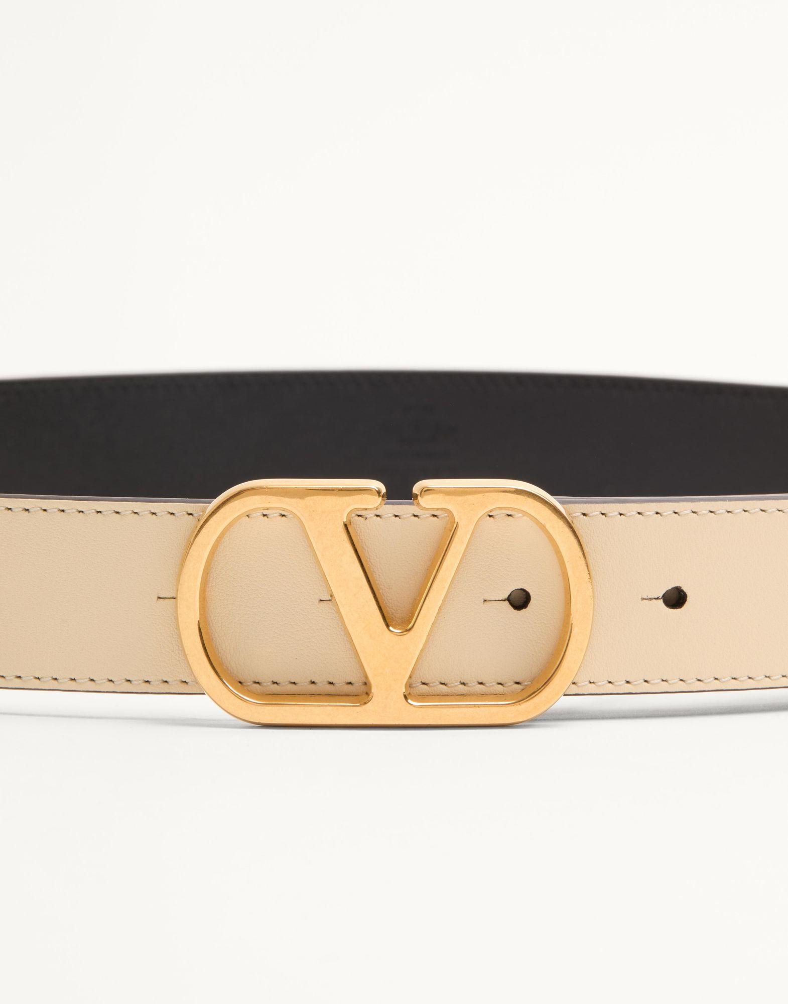 Vlogo Signature Belt In Shiny Calfskin 30 Mm Product Image