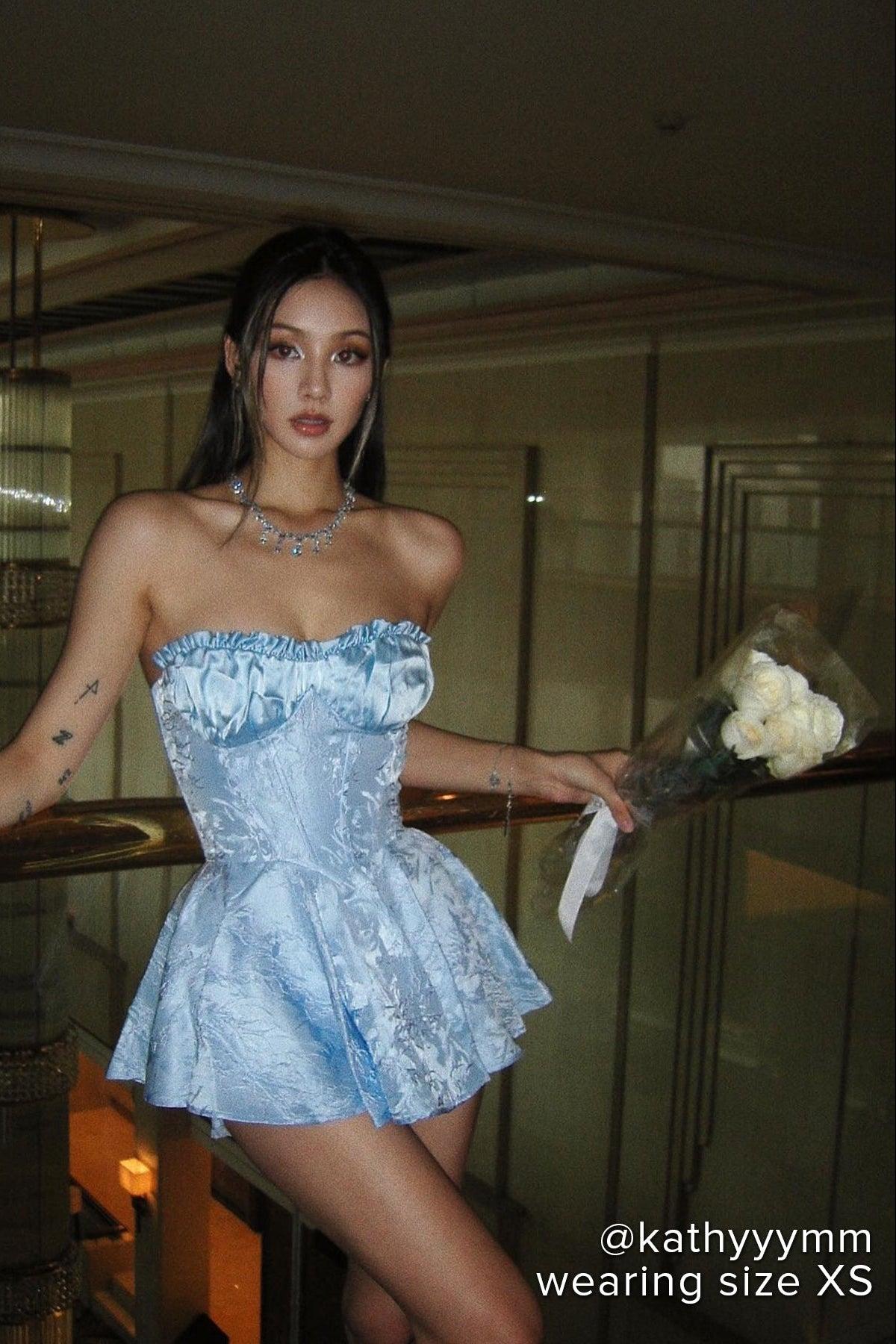 Airina Dress (Blue) Product Image