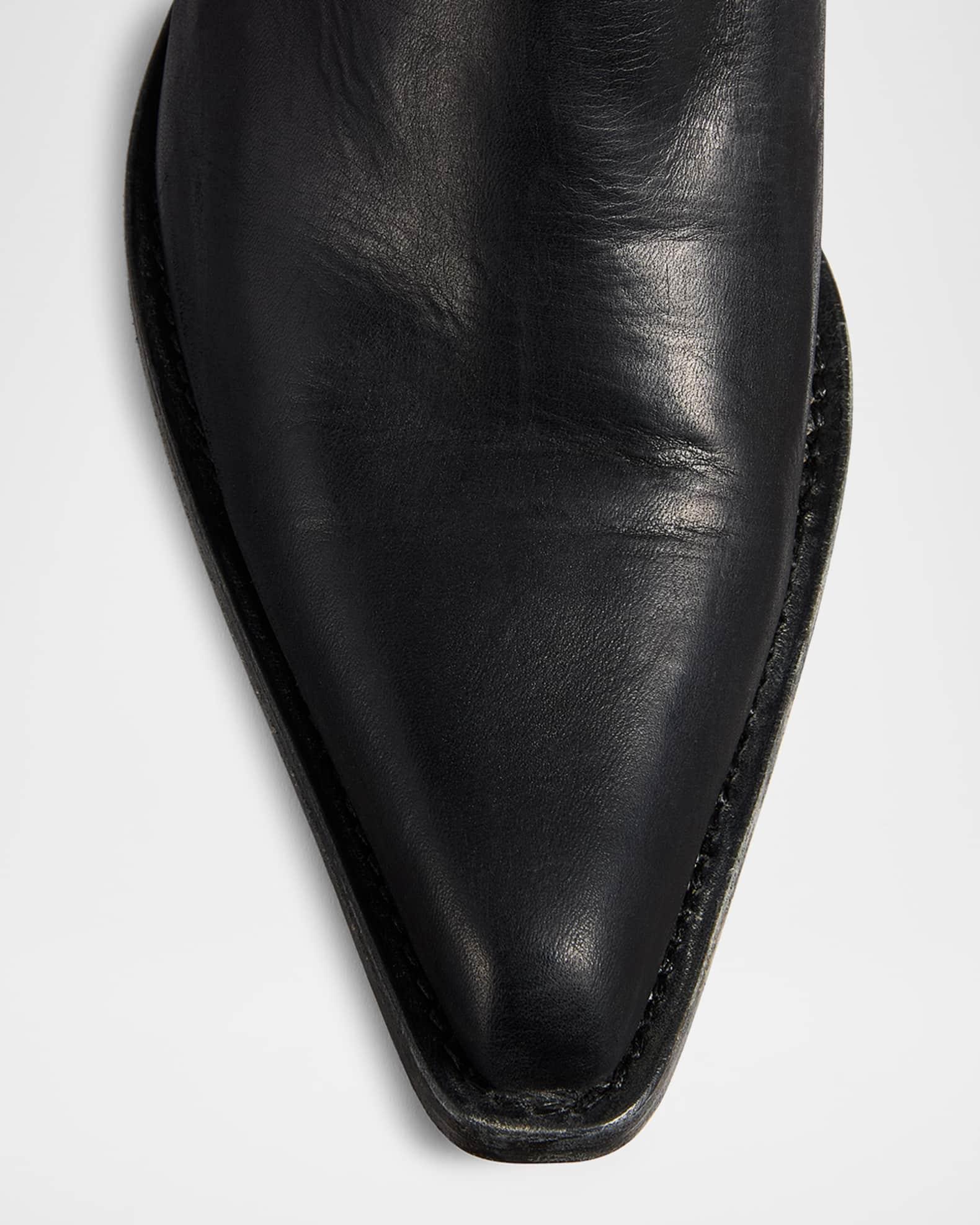 Clive Calfskin Moto Boots Product Image