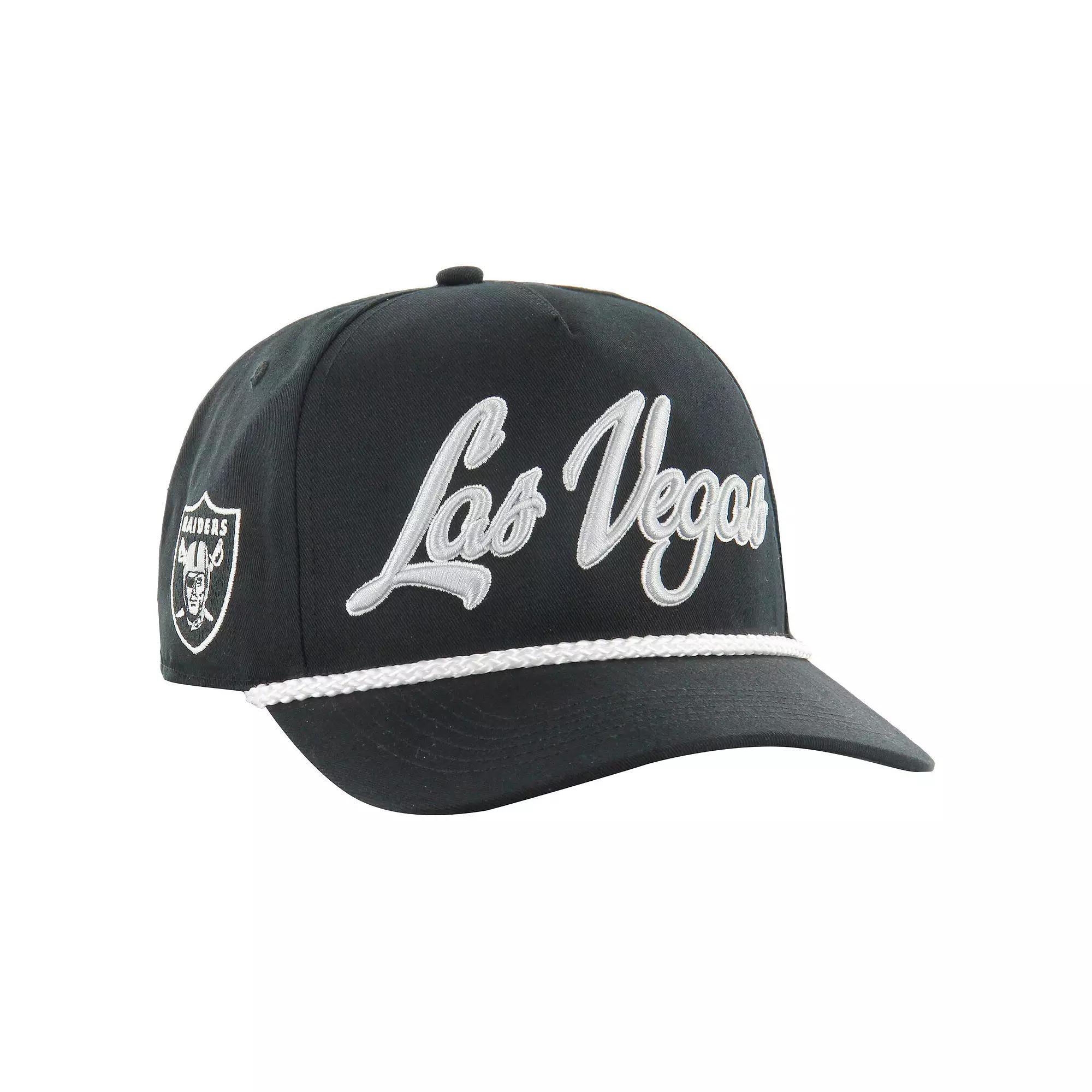 Men's '47 Black Las Vegas Raiders Overhand Hitch Adjustable Hat, Lvr Black Product Image