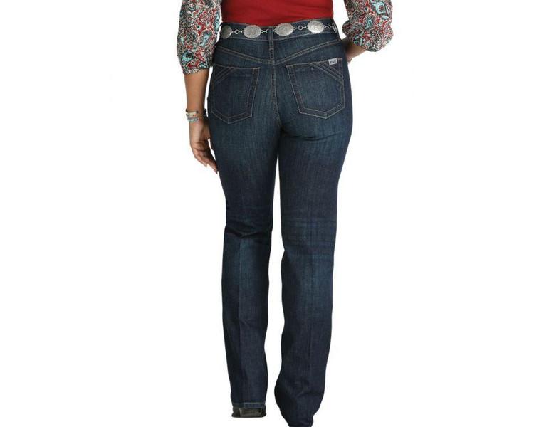 SALE Cruel Girl® Ladies' Skylar Deep Rinse Boot Cut Jeans Product Image