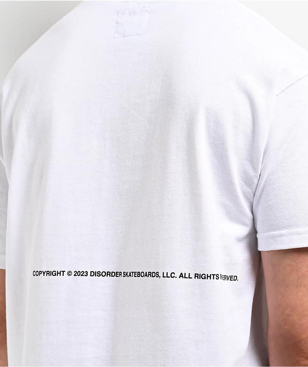 Disorder Triple Eyez White T-Shirt Product Image