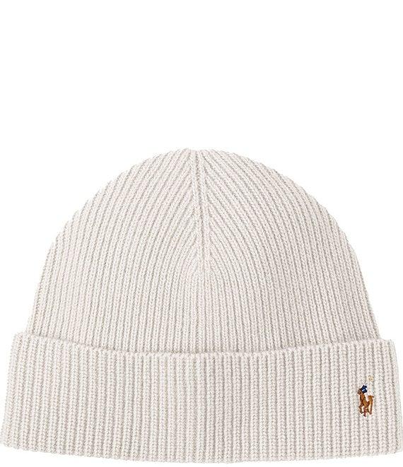 Polo Ralph Lauren Signature Cuff Wool Blend Beanie Product Image