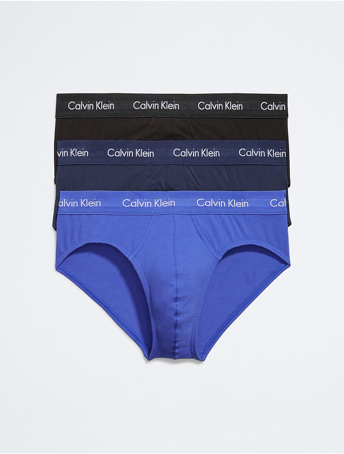Calvin Klein Mens Cotton Stretch 3-Pack Hip Brief - Multi Product Image