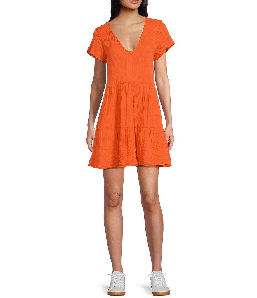 Rip Curl Premium Surf Gauze Tiered Dress Product Image