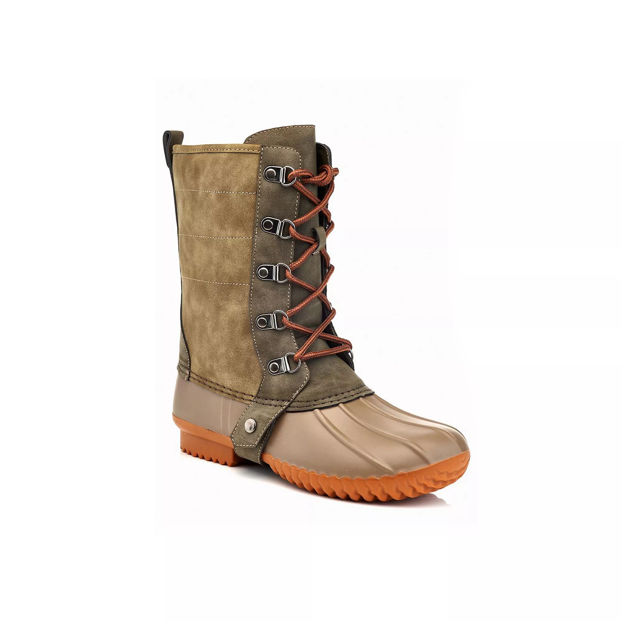 Henry Ferrera B779 Women's Duck Boots, Size: 11, Green Product Image