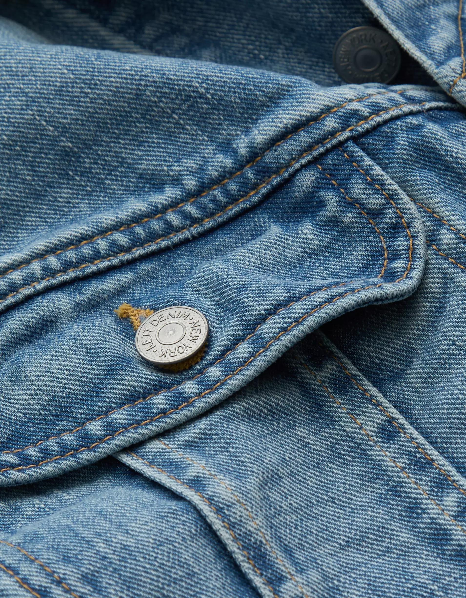 AE77 Premium Rider Denim Jacket Product Image