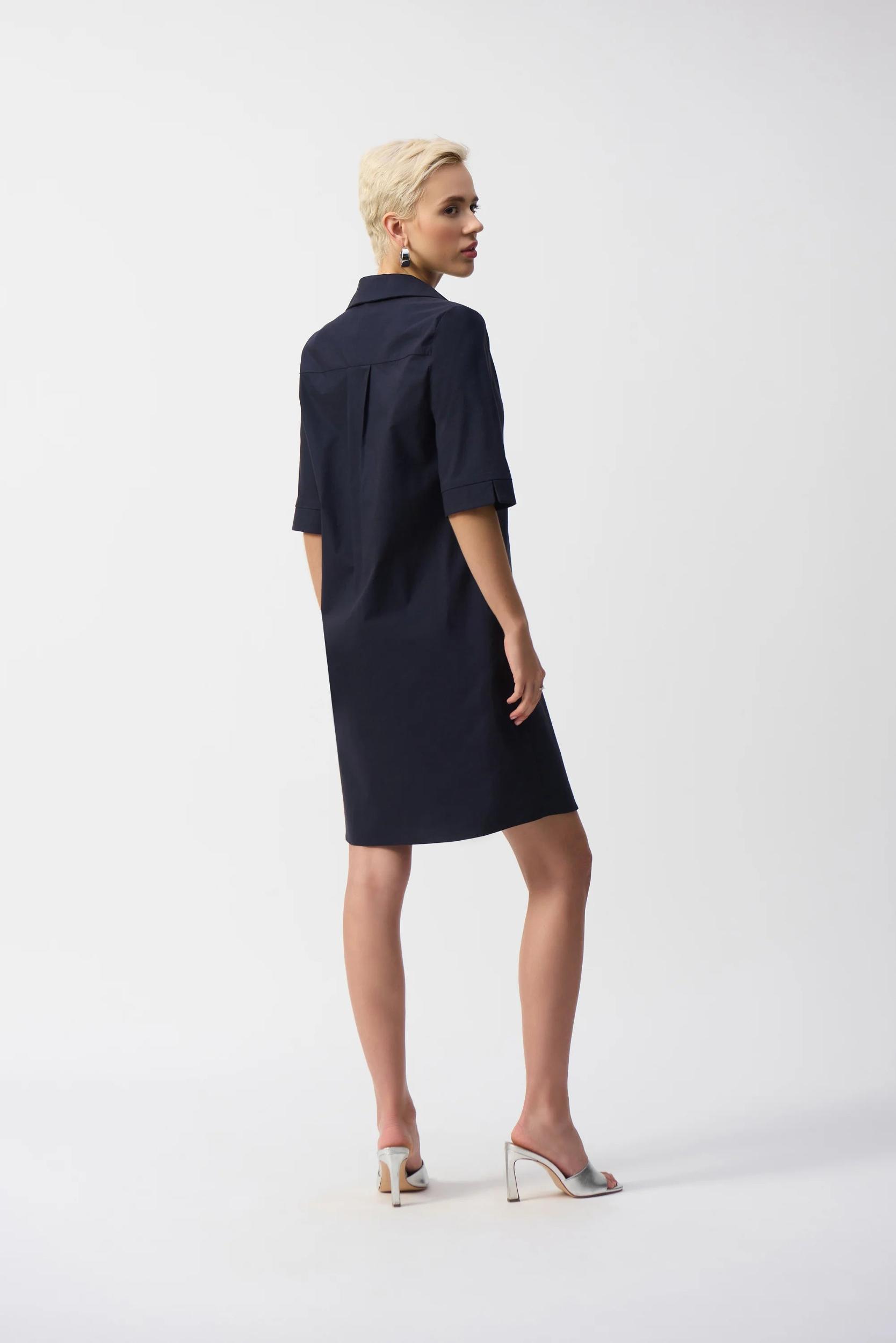 Stretch Poplin Trapeze Dress Product Image