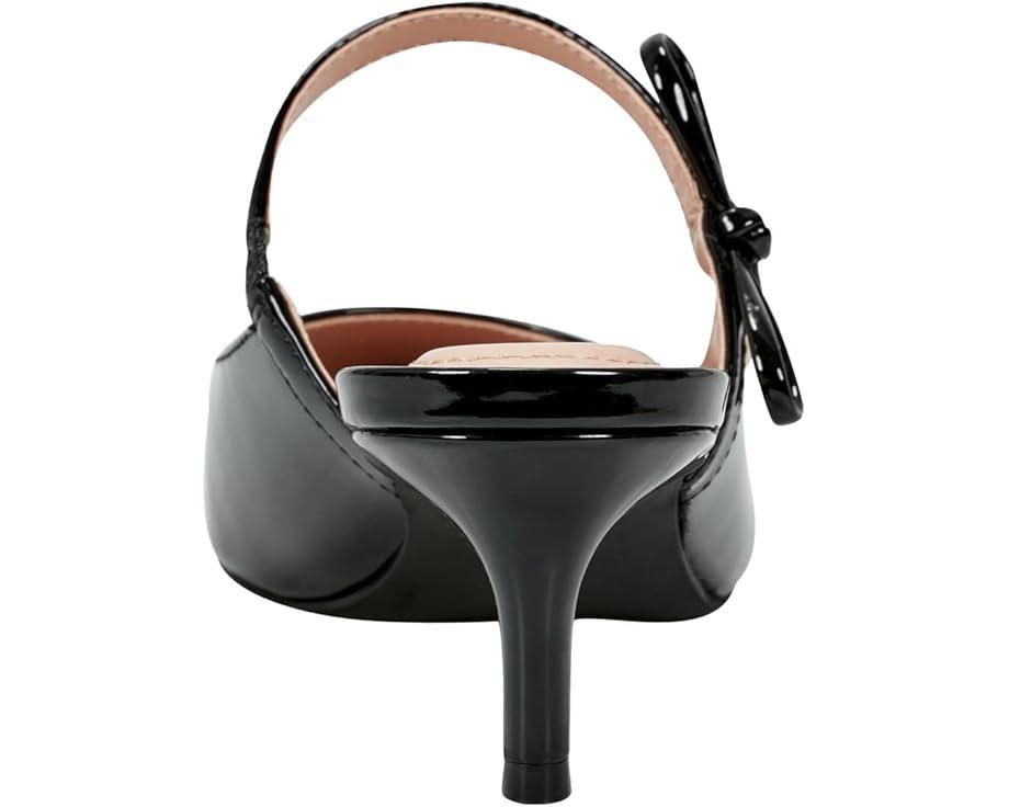 Khloe Pointed Toe Slingback Kitten Heel Product Image