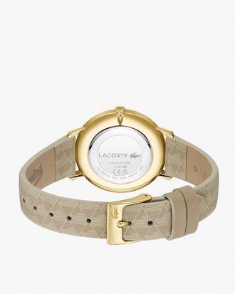 Three Hand Crocorigin Leather Watch Product Image