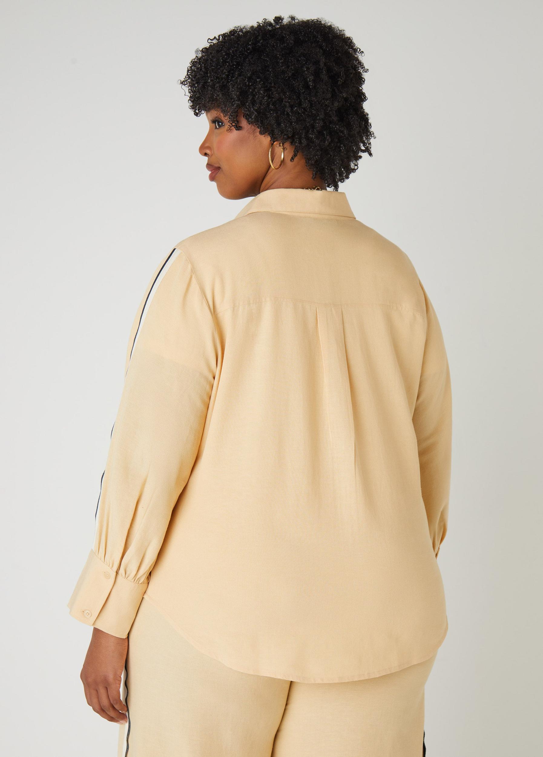 Cotton And Linen Blend Shirt Product Image