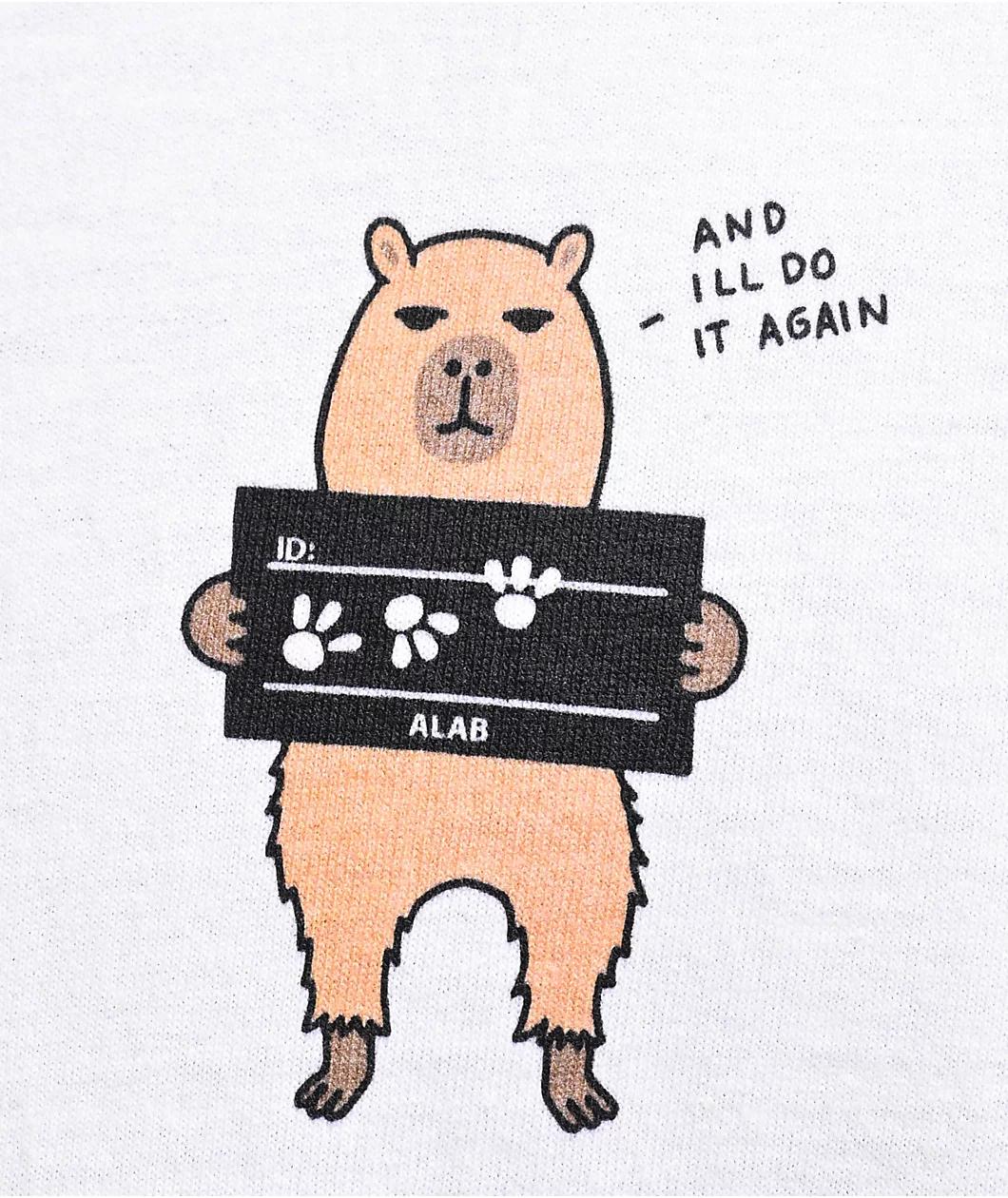 A.LAB Booked White T-Shirt Product Image