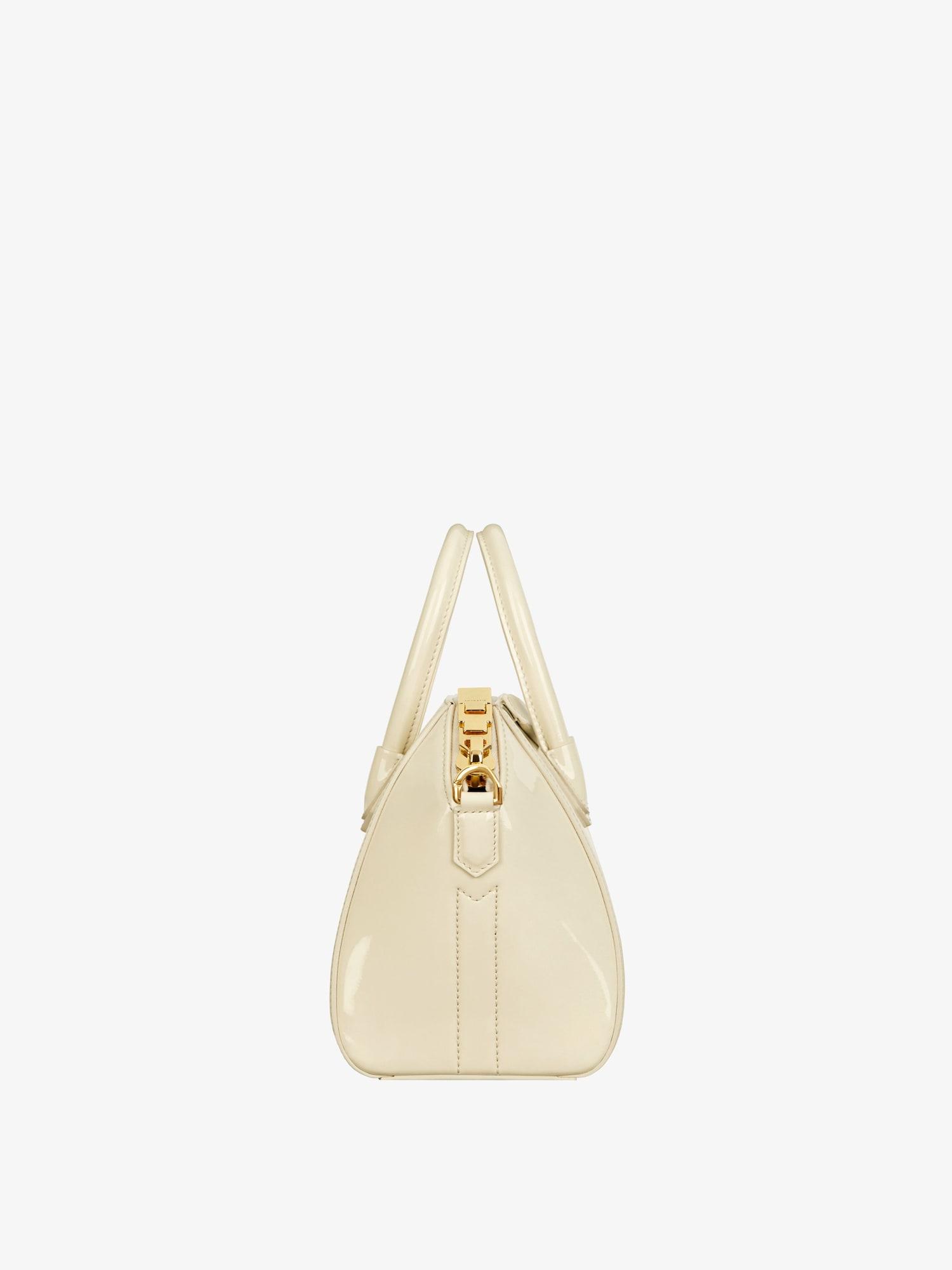 Mini Antigona bag in patent leather Product Image