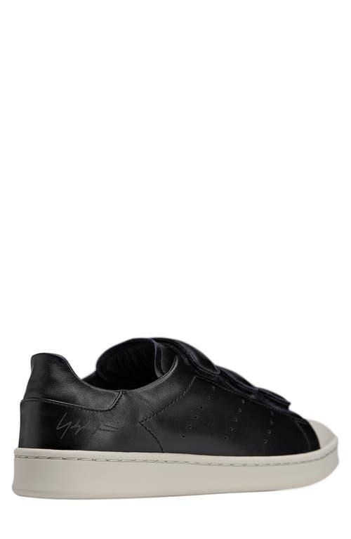 Y-3 Gender Inclusive Stan Smith Sneaker in Black/Black/Talc at Nordstrom, Size 12 Women's Product Image