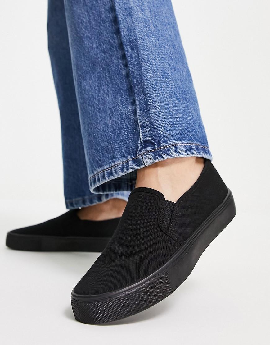 ASOS DESIGN Dotty slip on sneakers Product Image