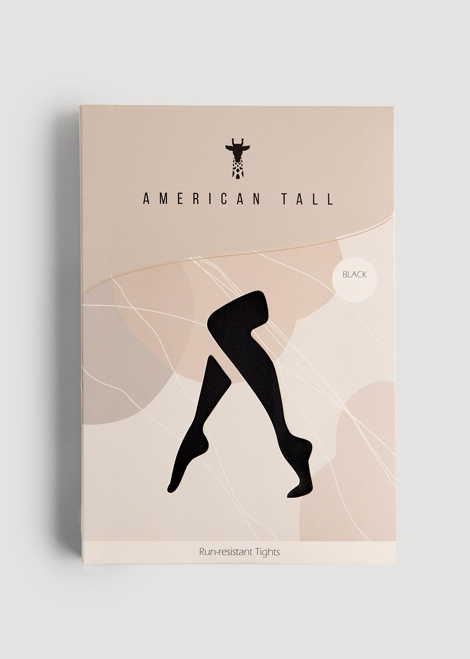 Tights for Tall Women in Black Female Product Image